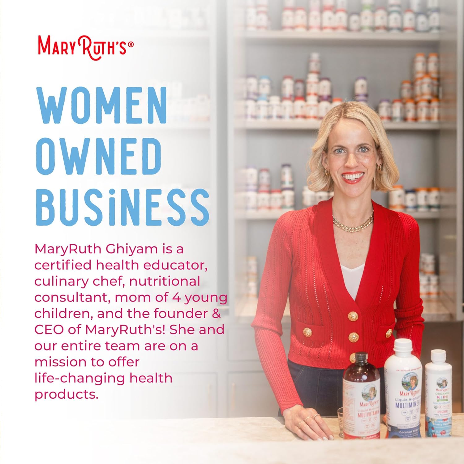 MaryRuth’s Multivitamin Liposomal for Women 40+ | Womens Multivitamin Liposomal | Immune Support Supplement | Menopause Supplement | Methylated Multivitamin | Vegan | Sugar Free | Non-GMO |15.22 Fl Oz - Image 9