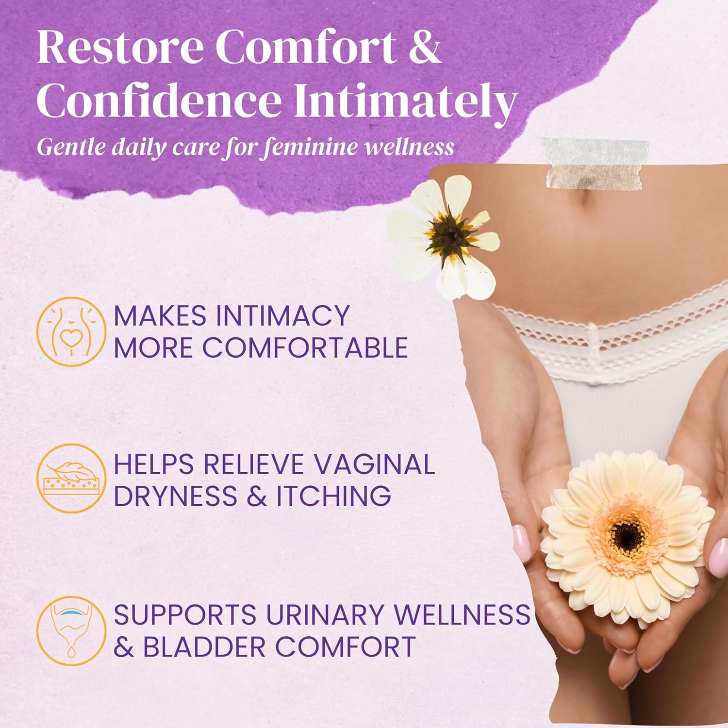 Bioidentical Estriol Cream for Women - Intimate Moisturizing Cream for Women - Menopause Relief for Vaginal Dryness & Vulva Itch – 50g / 1.76 oz (3 Month Supply) - Image 2