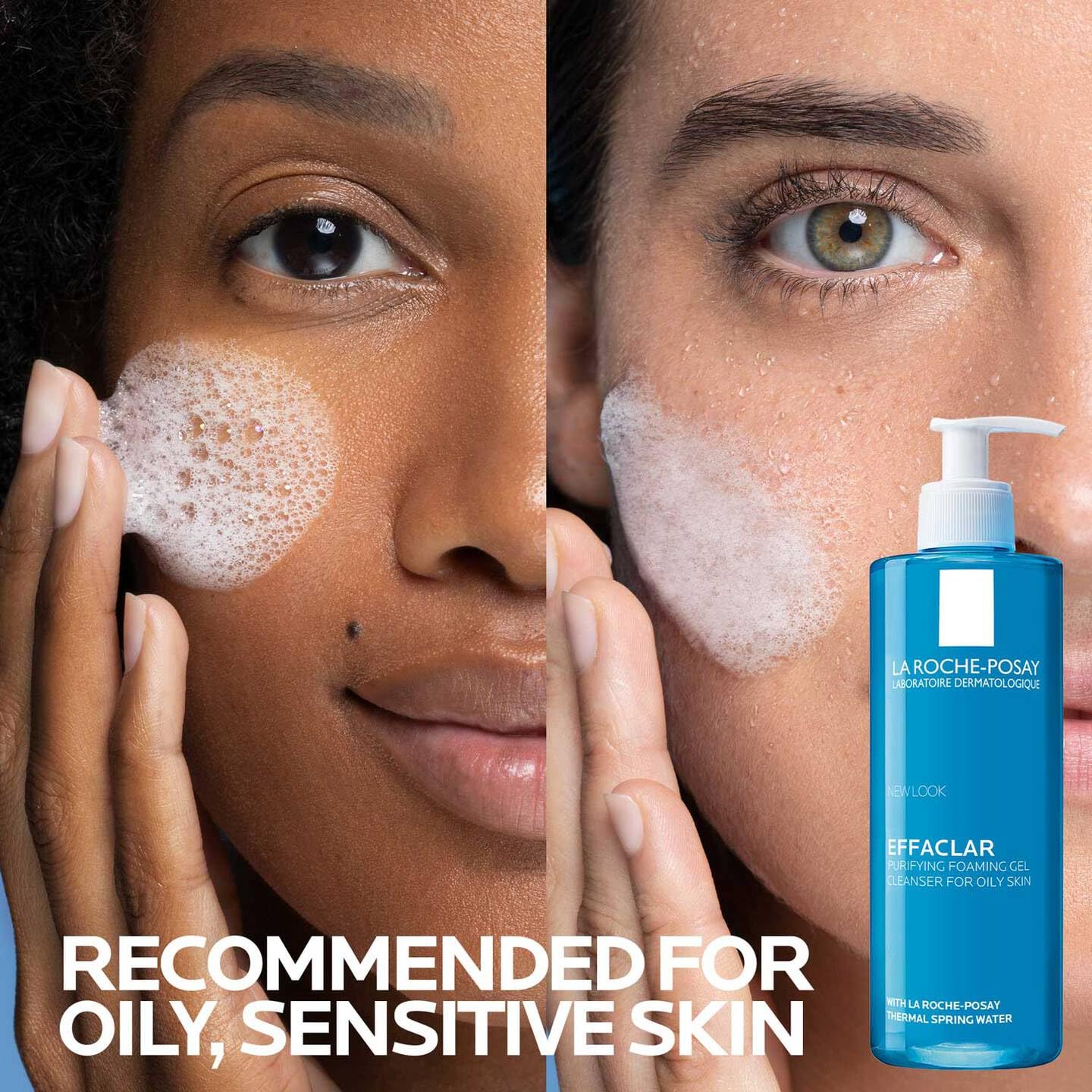 La Roche-Posay Effaclar Purifying Foaming Gel Cleanser for Oily Skin, With Zinc Pidolate To Remove Excess Oil, Alcohol Free & Oil Free, Face Wash For Oily Skin, Dermatologist & Sensitive Skin Tested - Image 4