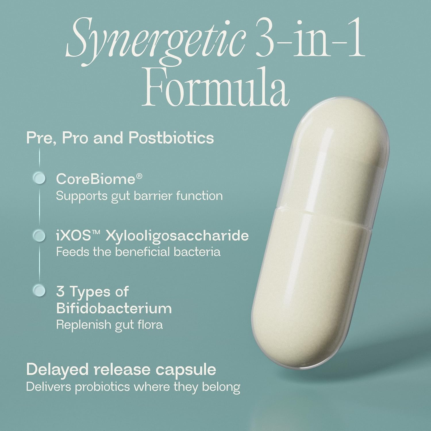 BIOMA Probiotics - Digestive Health Probiotic - Gut Support for Men & Women with Xylooligosaccharides, Tributyrin & Bifidobacterium - Vegan & Gluten Free - 180 Delayed-Release Capsules (90-Day Supply) - Image 3