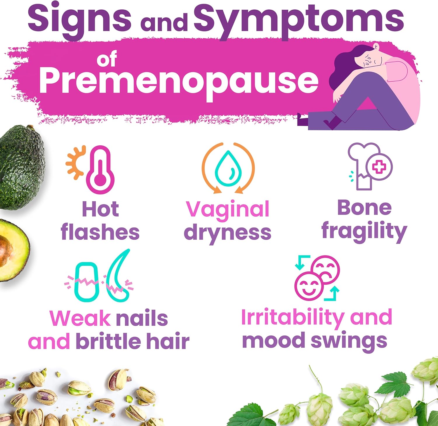 Climafort Menopause Support | Helps with Hot Flashes, Night Sweats, Mood Swings | Hormone-Free Menopause Relief Pills for Women | Hops, Vitamins & Minerals | 30 Capsules | 1 Capsule Daily - Image 4