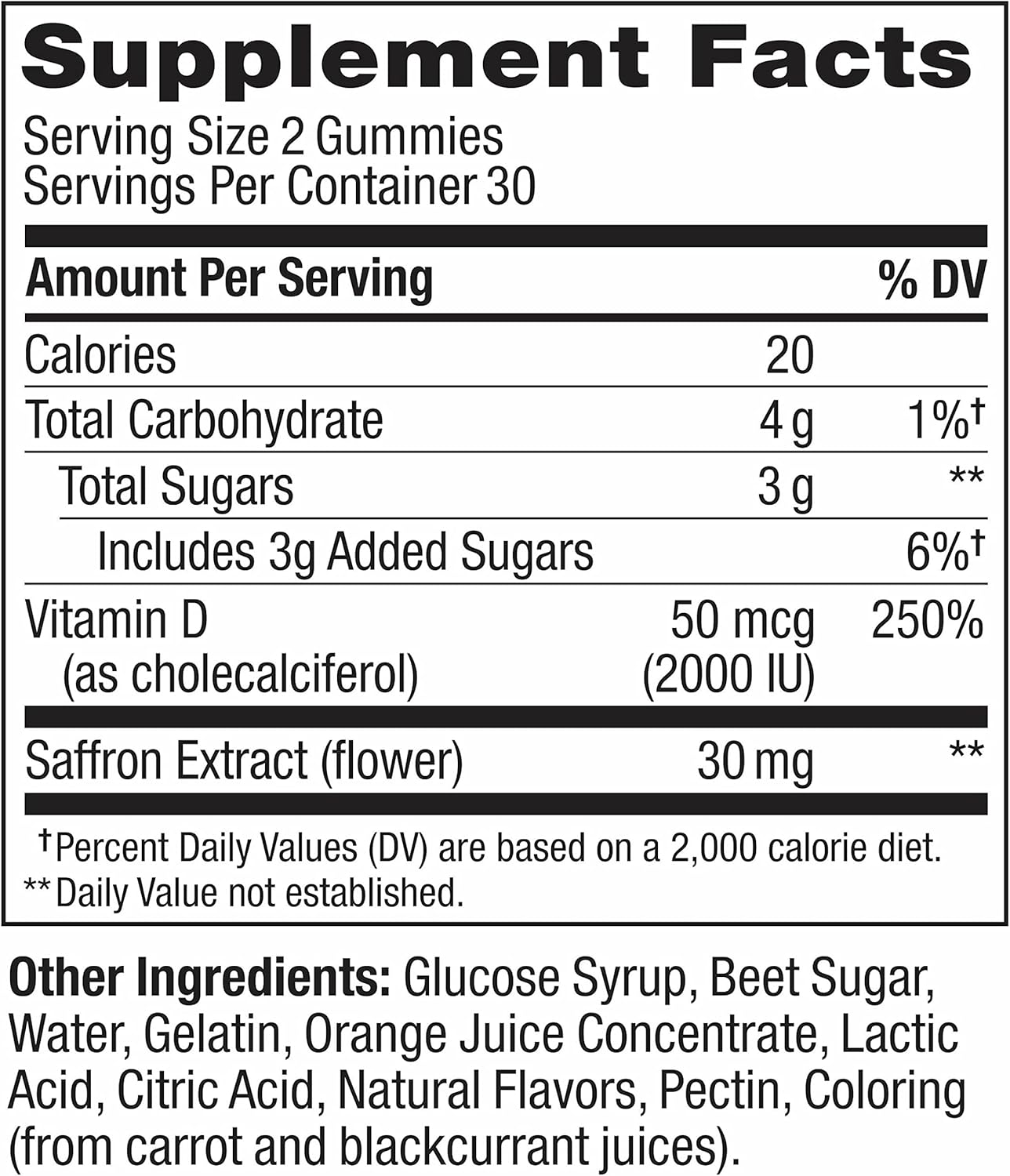 OLLY Hello Happy Gummy Worms, Mood Support Gummies For Adults,* Saffron Extract, Vitamin D, Tropical Zing Flavored, 30 Day Supply - 60 Count - Image 8