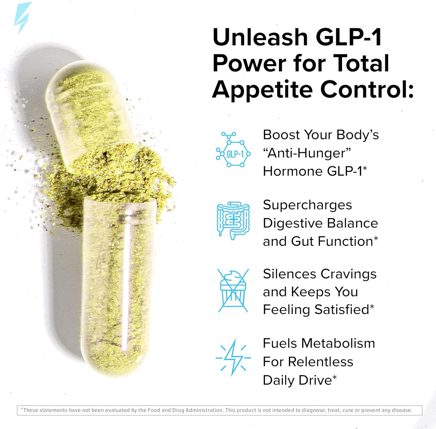 InnoSupps Trim Biome GLP-1 Supplement Weight Loss - Probiotic, Prebiotic, Postbiotic for Gut Health, Appetite & Metabolism Support with Akkermansia, Berberine - 60 Capsules, 30 Servings - Image 4