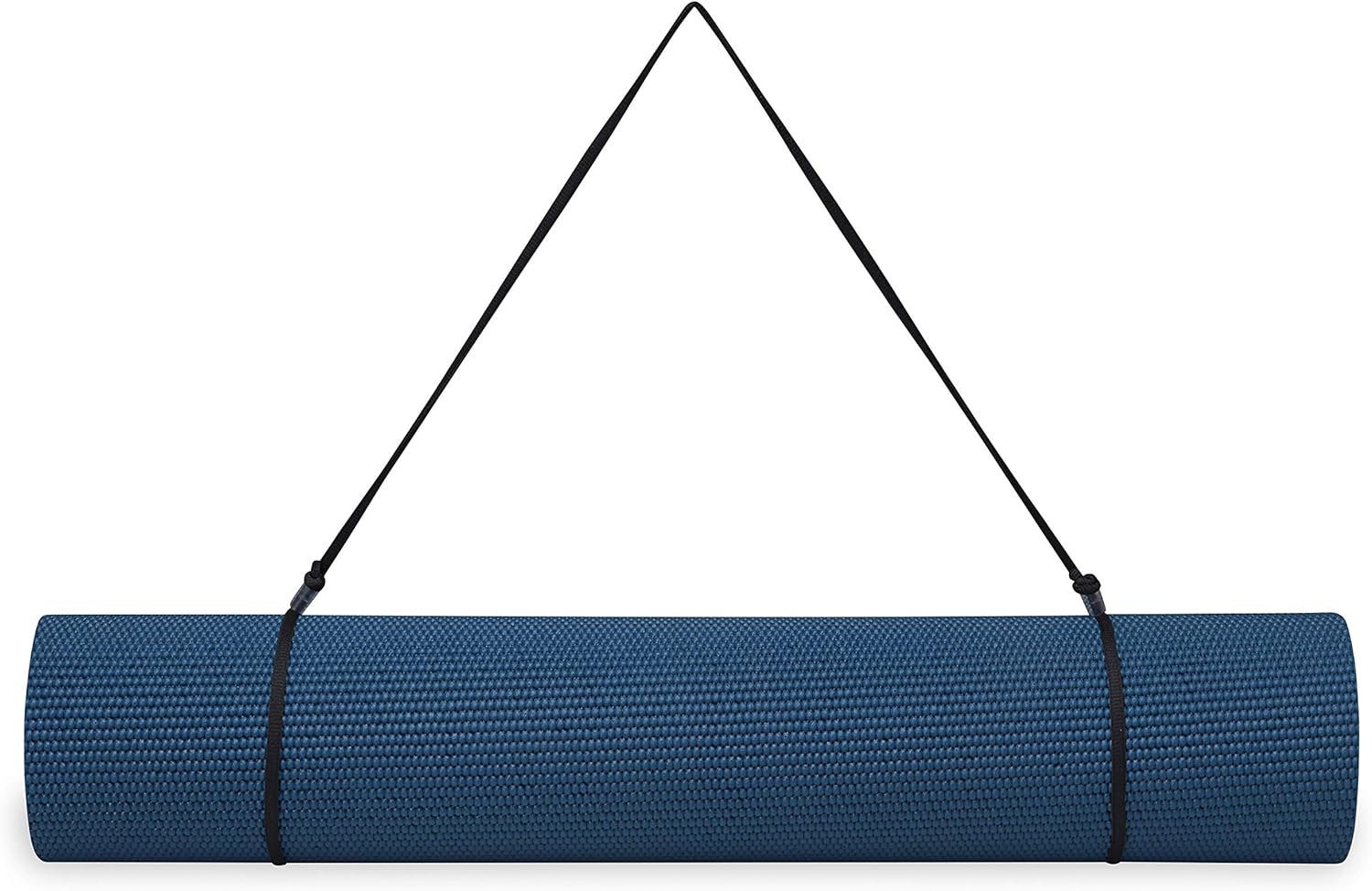 Gaiam Essentials 1/4" Thin (6mm) Yoga & Pilates, Fitness & Exercise Mat with Easy-Cinch Carrier Strap Cusion Support For Fitness and Gym Workouts - Image 7
