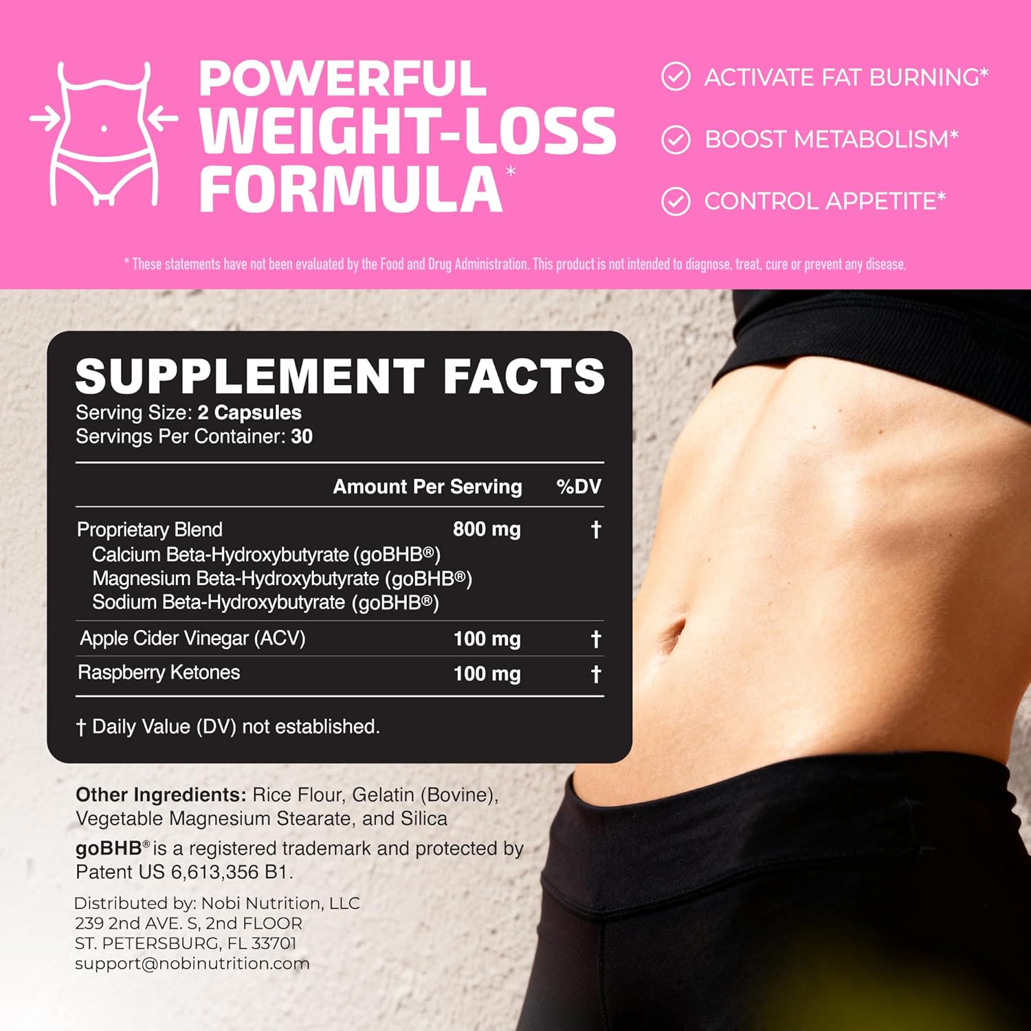 Weight Loss Pills for Women | Fat Burners for Women | Metabolism Booster for Weight Loss Supplement with Raspberry Ketones | Appetite Suppressant, Stomach Fat Burner & Weightloss Diet Pills | 60 Ct - Image 6