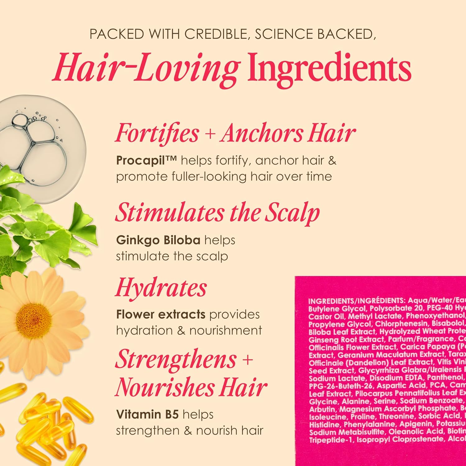 Grande Cosmetics Hair Serum for Men and Women, Promotes Thickness in Thinning Hair, Safe for Color Treated Hair - Image 6