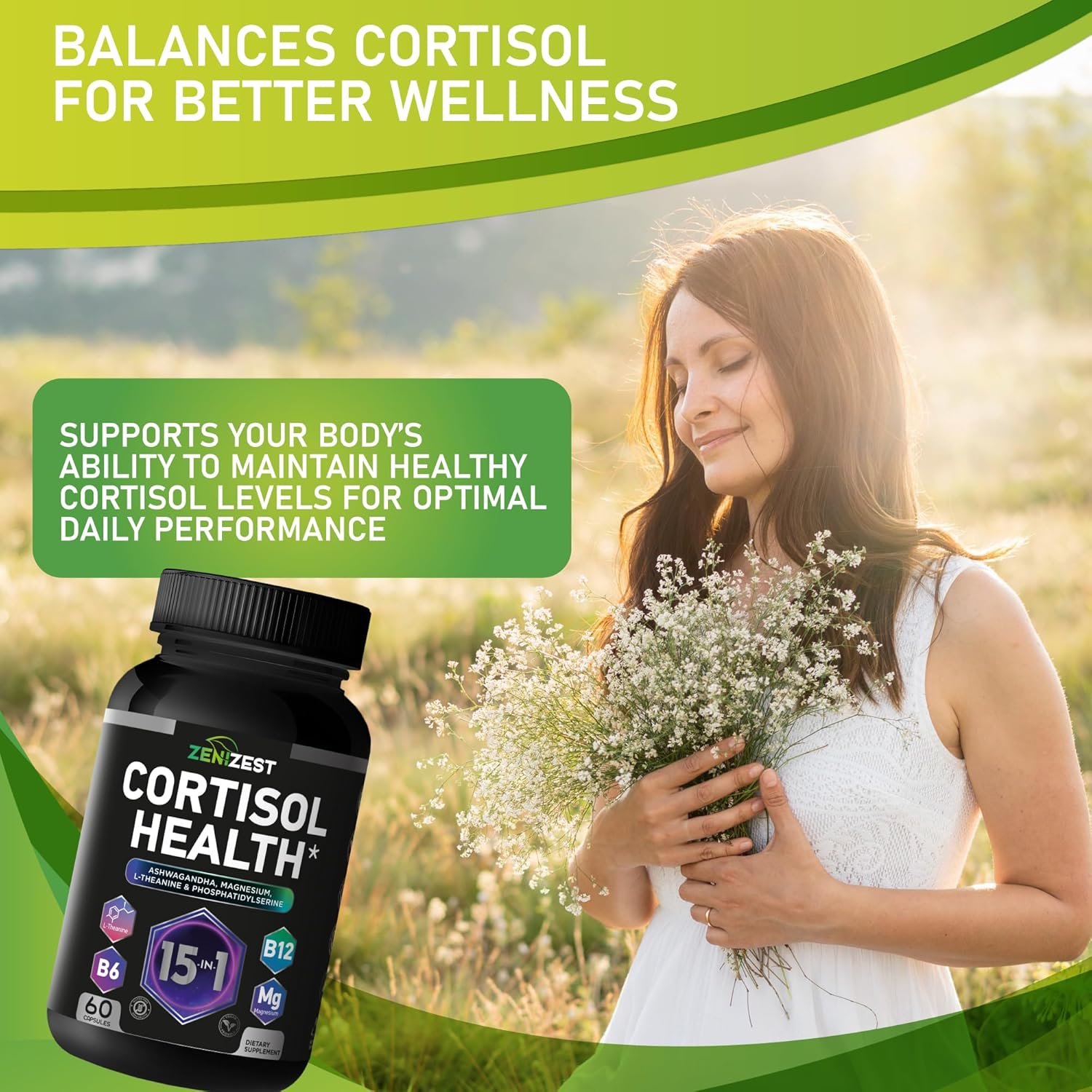 Cortisol Detox Supplement for Women Men (2-Pack) - Image 4