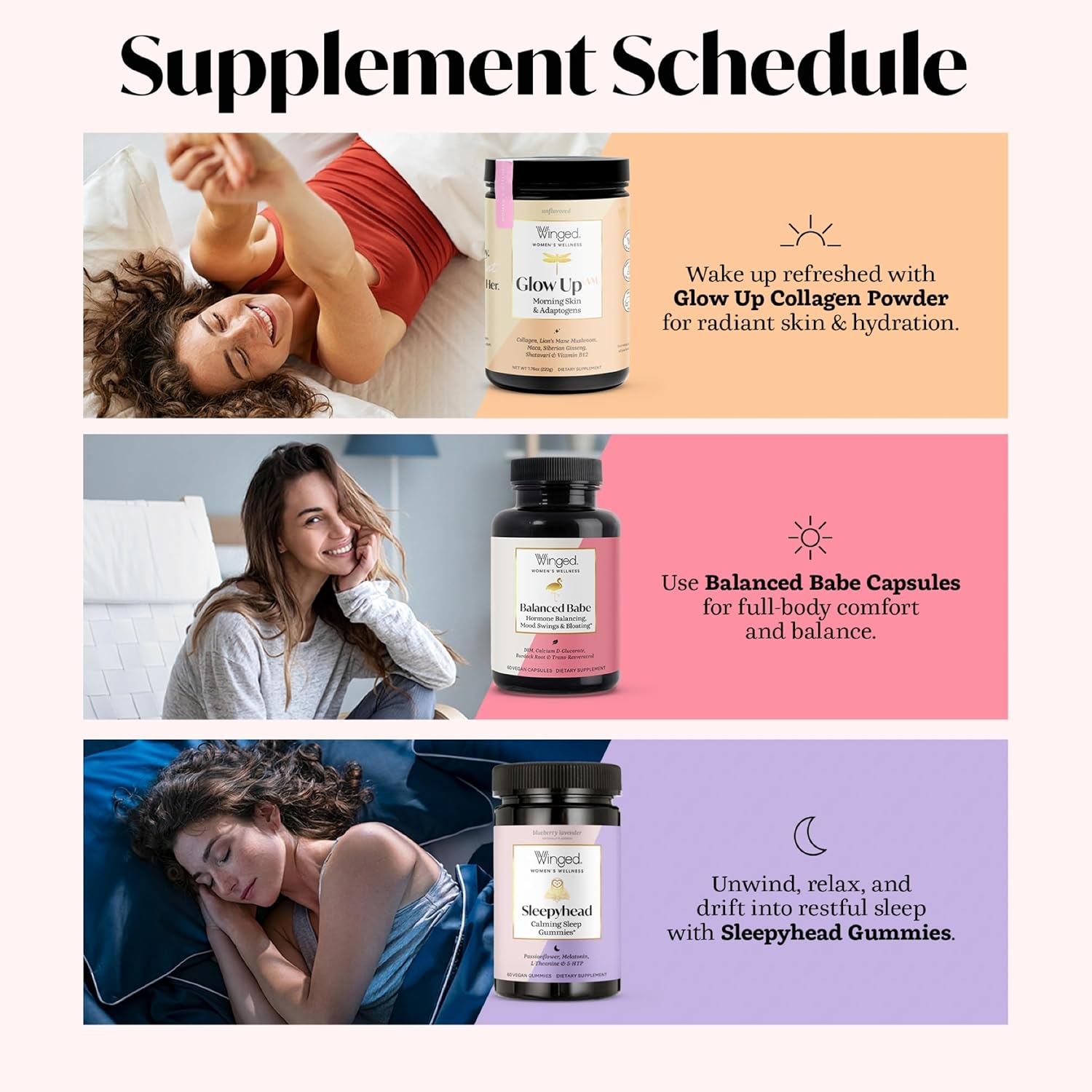 Winged Wellness Balanced Babe – Hormone Balance Supplement for Women (DIM, Milk Thistle) for PMS, Acne & Mood Support – 60 Capsules - Image 6