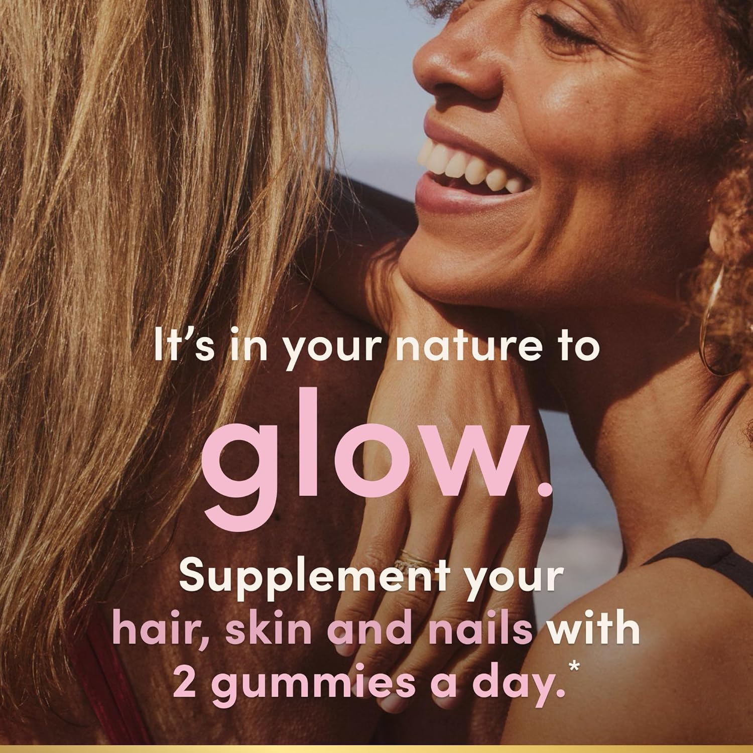 Nature's Bounty Optimal Solutions Hair, Skin & Nails Vitamin Gummies with Biotin, 2500 mcg, Strawberry, 80 Count, 40 Total Servings - Image 4