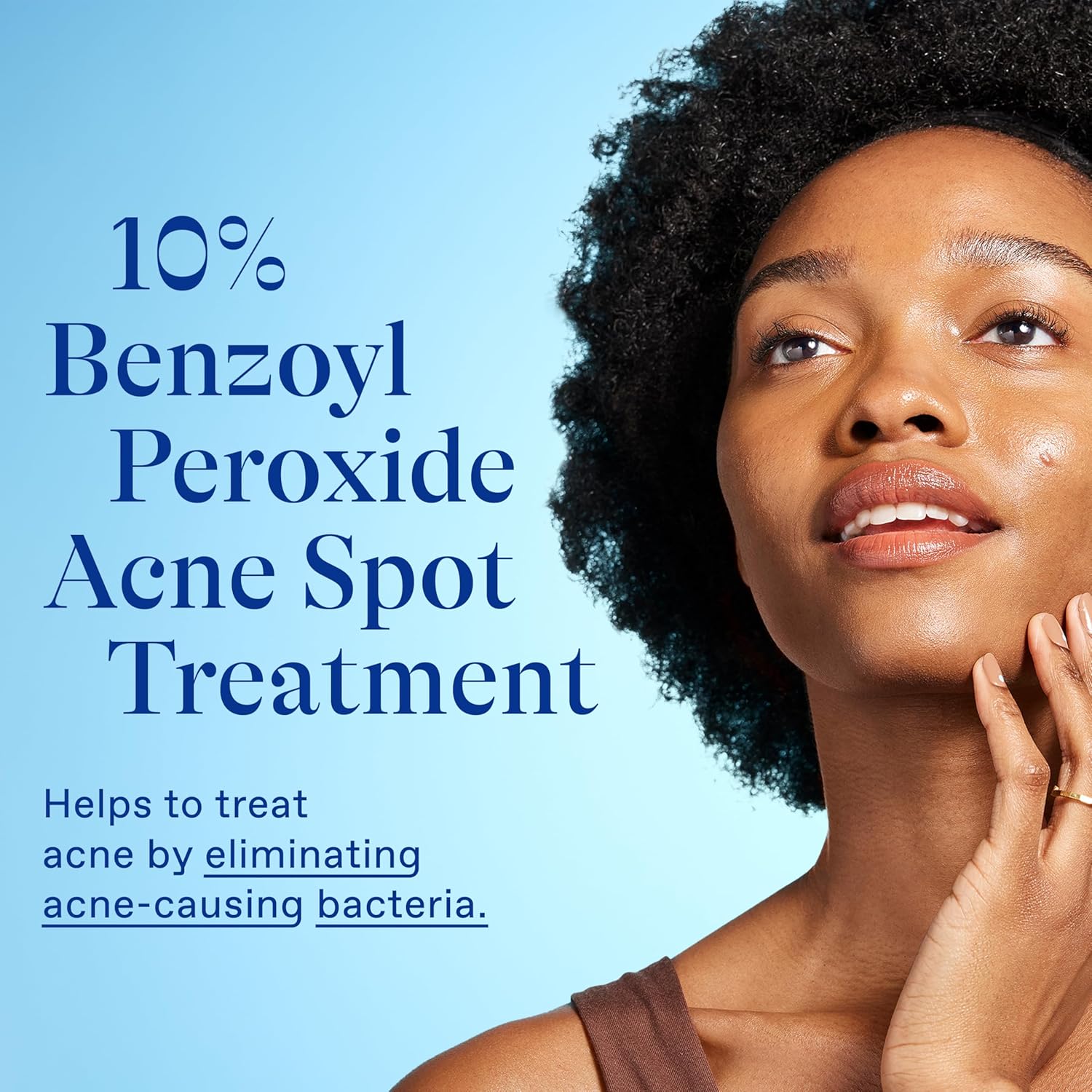 Differin Acne Spot Treatment with 10% Benzoyl Peroxide, Maximum Strength OTC Acne Treatment, Fast Acting Spot Treatment for Face, 1 oz - Image 8