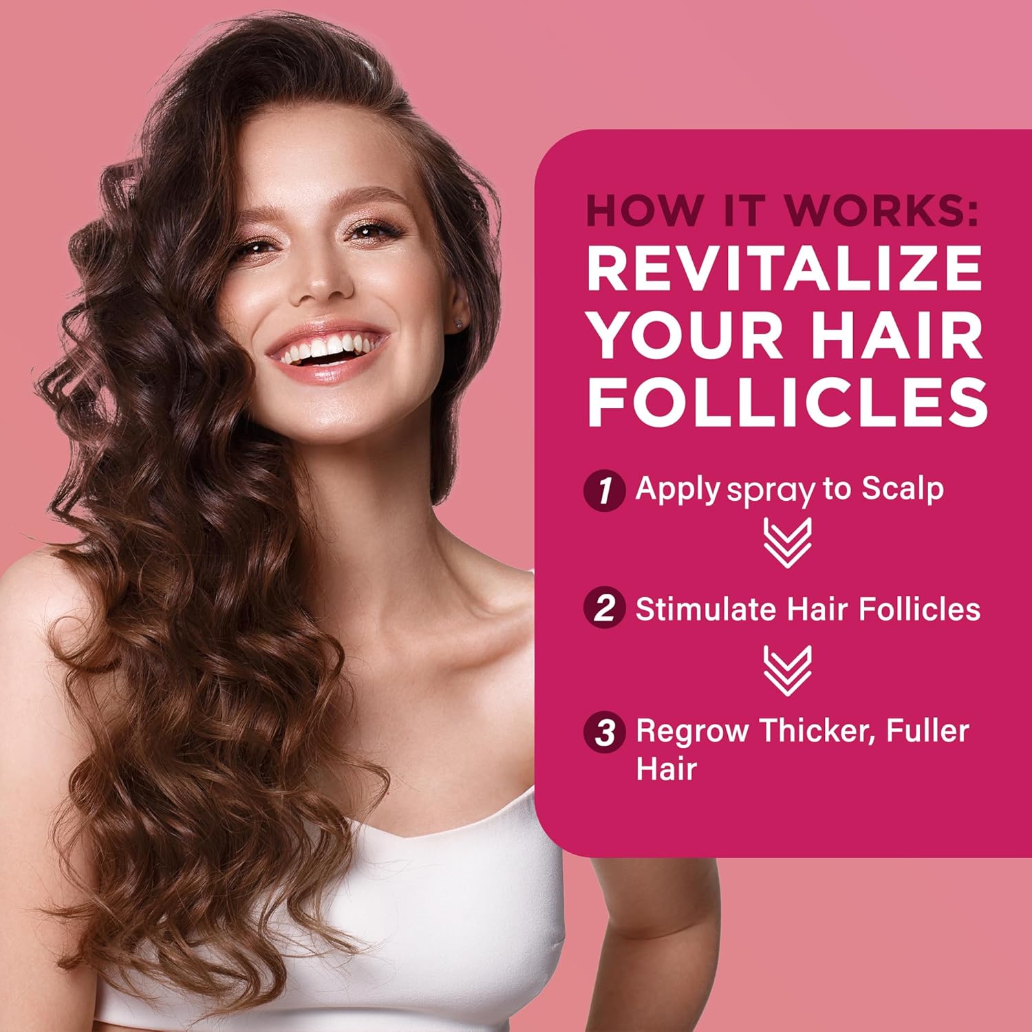 5% Minoxidil Spray for Women Hair Growth: Extra Strength Hair Regrowth Treatment – Revitalize Hair Follicles & Regrow Thicker, Fuller Hair – Hair Loss Solution - 2 Packs - Image 7