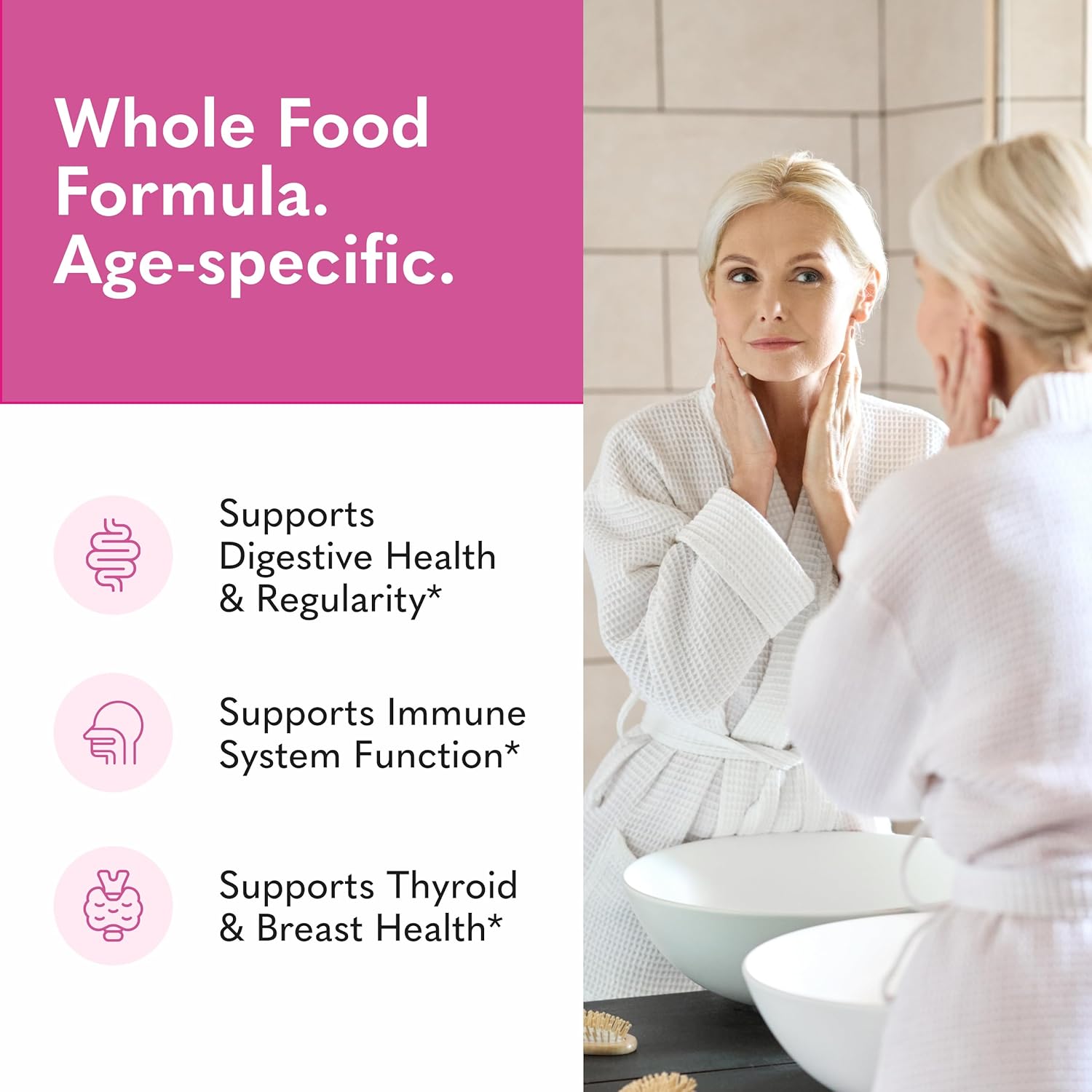 Garden of Life Raw Probiotics Women 50 & Wiser - 85 Billion Live Cultures - Probiotic Supplement with Bulgarian Yogurt & Eastern Europe Wild Kefir Culture - 90 Vegetarian Capsules - Image 2