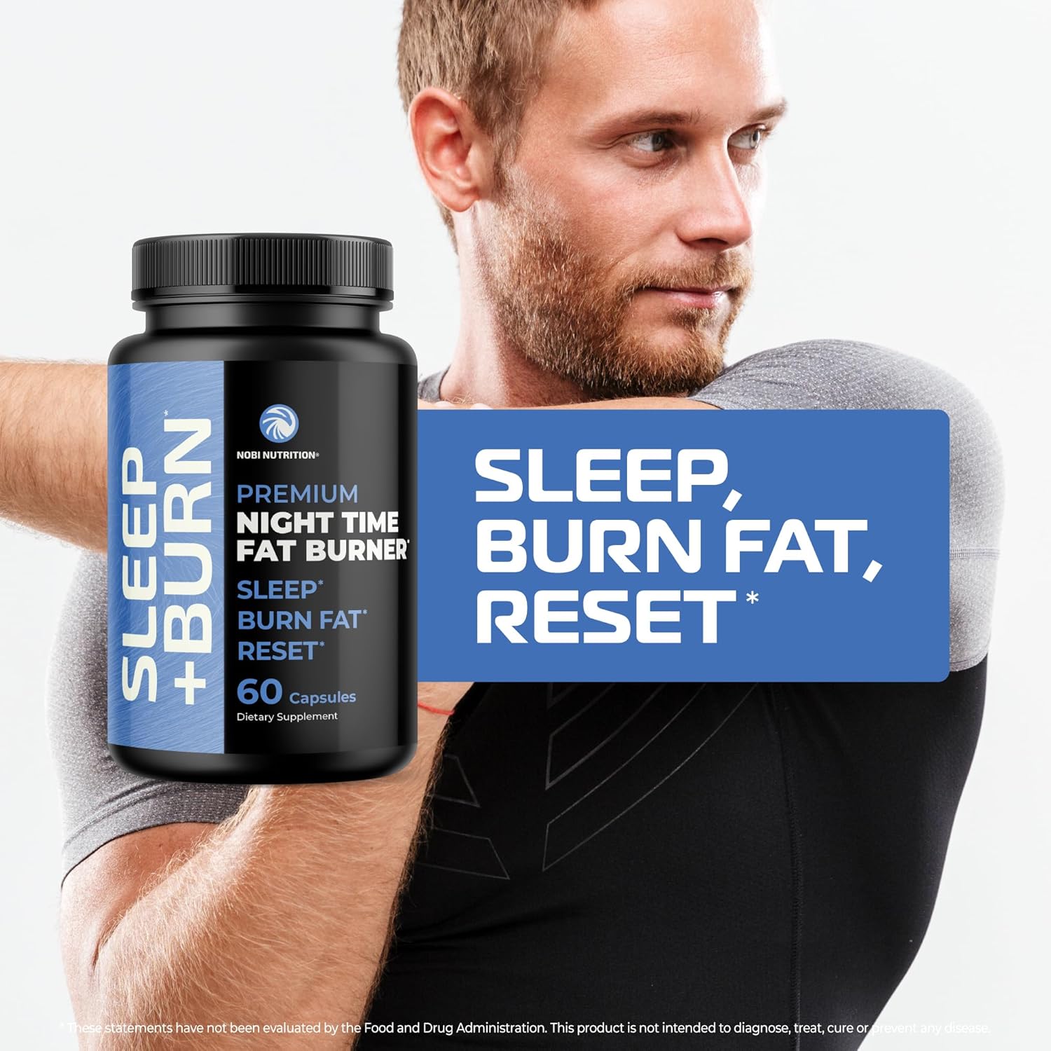 Night Time Fat Burner to Shred While You Sleep | Belly Fat Burner, Carb Blocker & Weight Loss Support Supplements | Lose Weight, Support Metabolism & Fall Asleep Fast | 60 Nighttime Diet Pills - Image 9