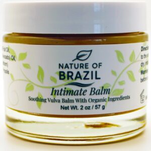 Vulva Balm - Intimate Skin Moisturizer for Dryness, Itching & Menopause Relief - Hormone Free, 100% Natural & Organic Ingredients - 2 oz