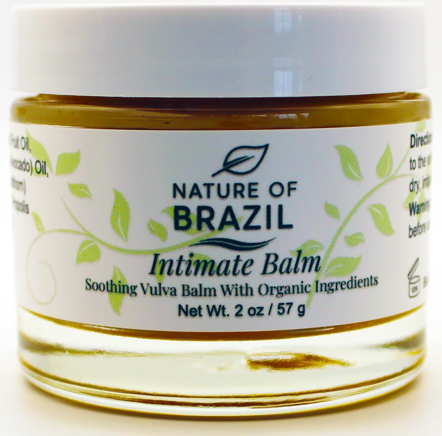 Vulva Balm - Intimate Skin Moisturizer for Dryness, Itching & Menopause Relief - Hormone Free, 100% Natural & Organic Ingredients - 2 oz