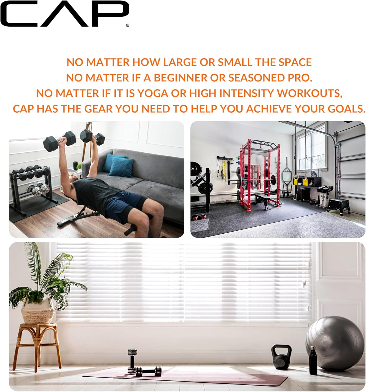 CAP Barbell Non-Slip Yoga & Fitness Mat | Multiple Options - Image 7