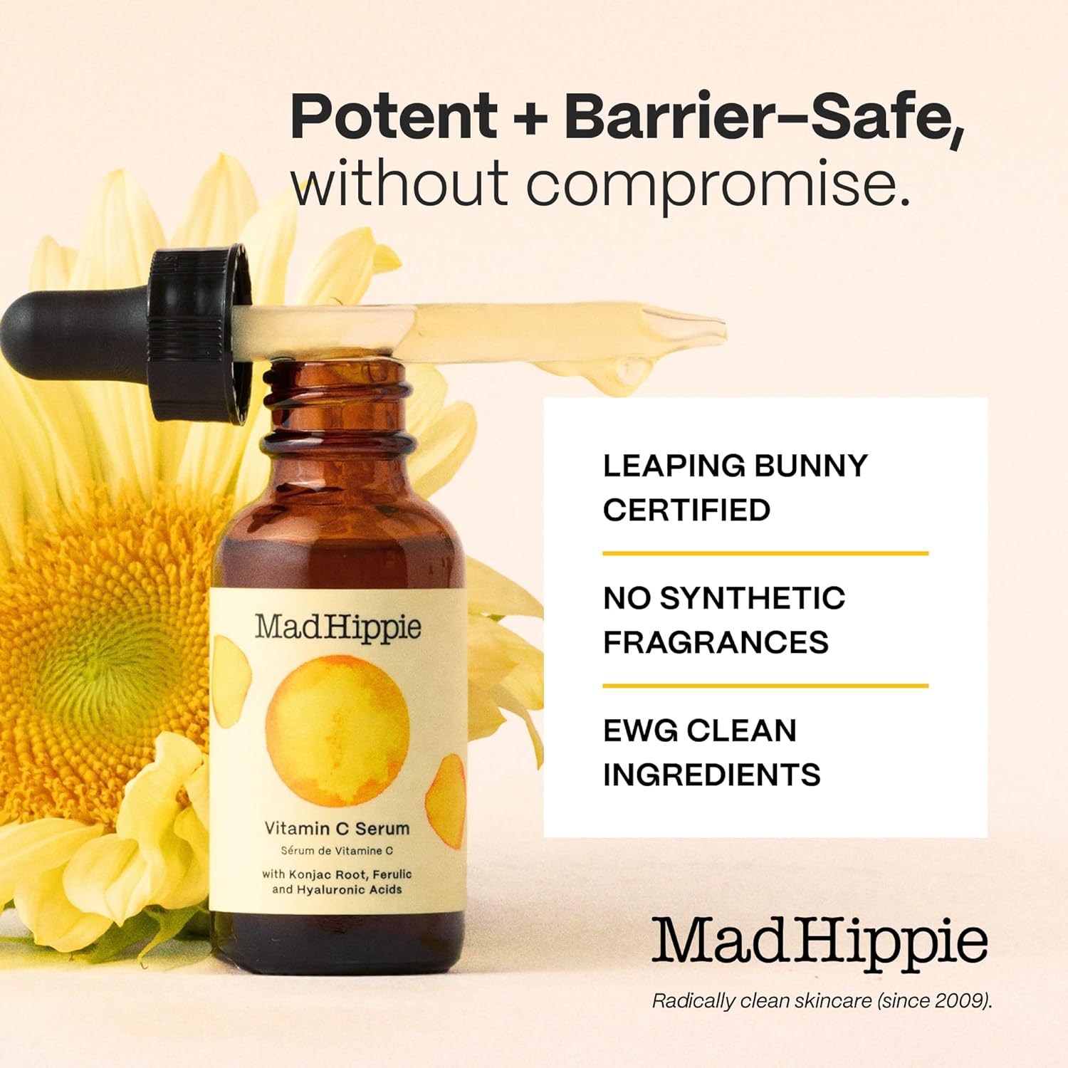 Mad Hippie Vitamin C Serum for Face – Hyaluronic Acid, Ferulic Acid & Vitamin E, Anti-Aging, Glow Up Essentials, Cruelty-Free Skin Care, 1.02 Oz - Image 7
