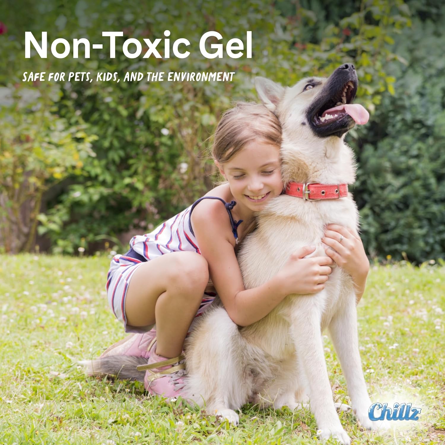 The Green Pet Shop Chillz Gel Mat, Large - Pressure-Activated Cooling Pad for Pets 25-50 lbs - Non-Toxic, No Water or Refrigeration Needed - Ideal for Home, Travel & Crates - Image 5
