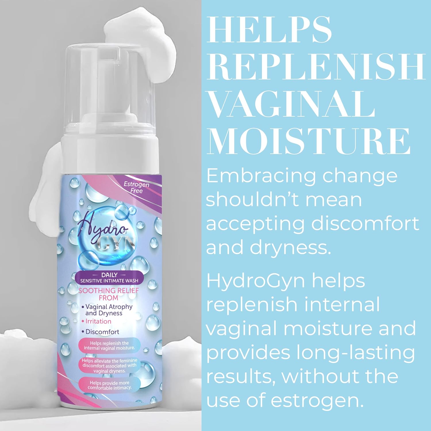 Feminine Care Bundle – Hydro GYN Vaginal Moisturizer (4 oz) with Reusable Applicator + pH-Balanced Feminine Wash – Hydrates, Soothes & Supports Intimate Comfort for Women - Image 7