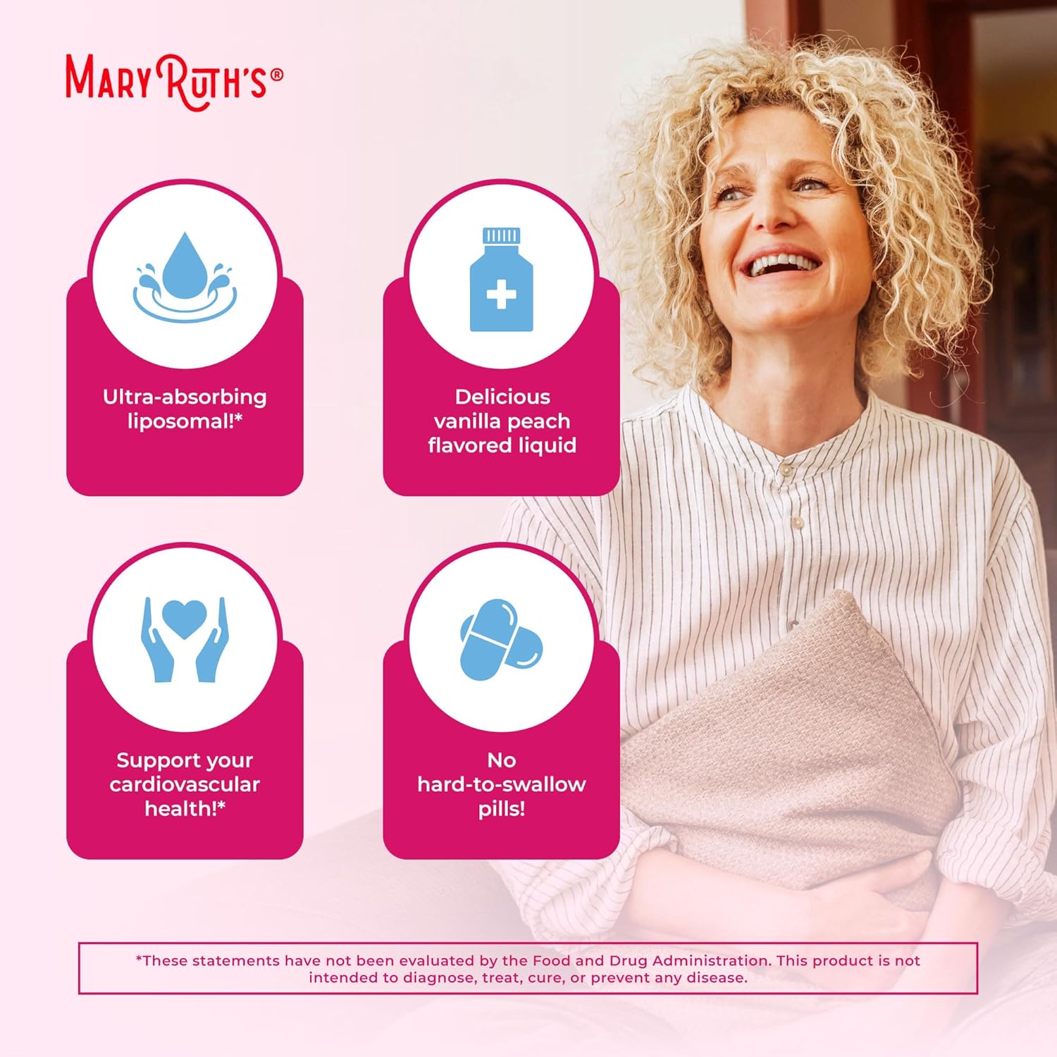MaryRuth’s Multivitamin Liposomal for Women 40+ | Womens Multivitamin Liposomal | Immune Support Supplement | Menopause Supplement | Methylated Multivitamin | Vegan | Sugar Free | Non-GMO |15.22 Fl Oz - Image 6