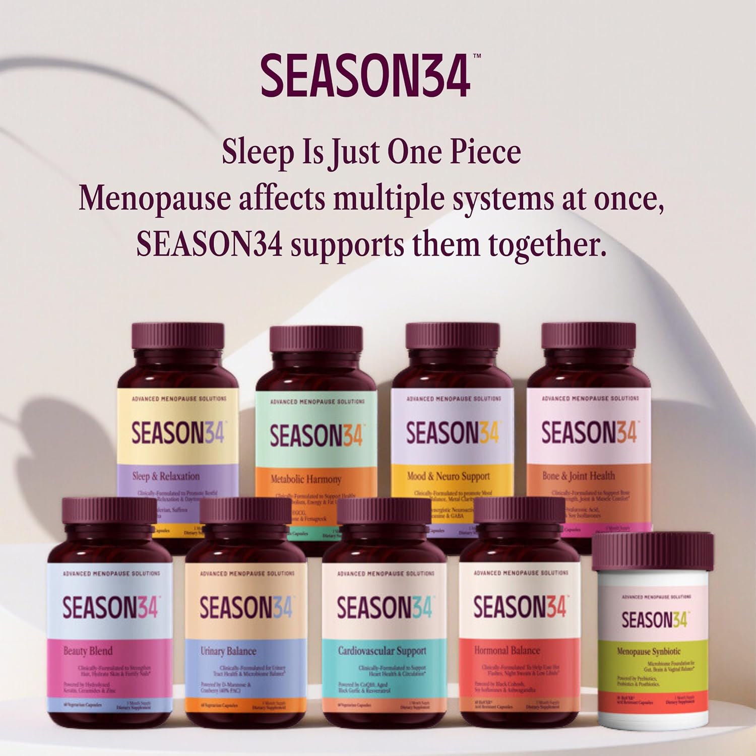 Menopause & Perimenopause Sleep Support for Women 35+ | Night Sweats & Hot Flash–Related Awakenings | Stay Cool All Night & Wake Refreshed | Herbal, Non-Hormonal, Melatonin-Free, 60 Ct - Image 8