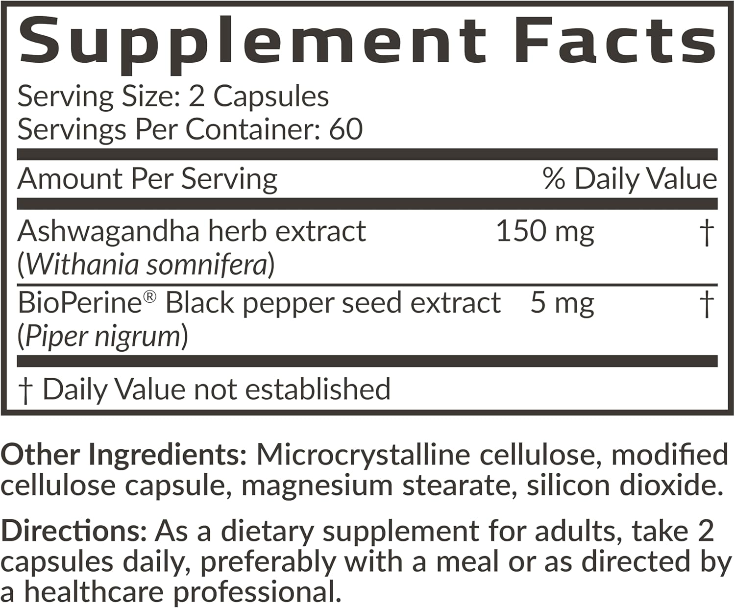 Futurebiotics Ashwagandha Extra Strength Stress & Mood Support with BioPerine - Non GMO Formula, 120 Vegetarian Capsules - Image 8