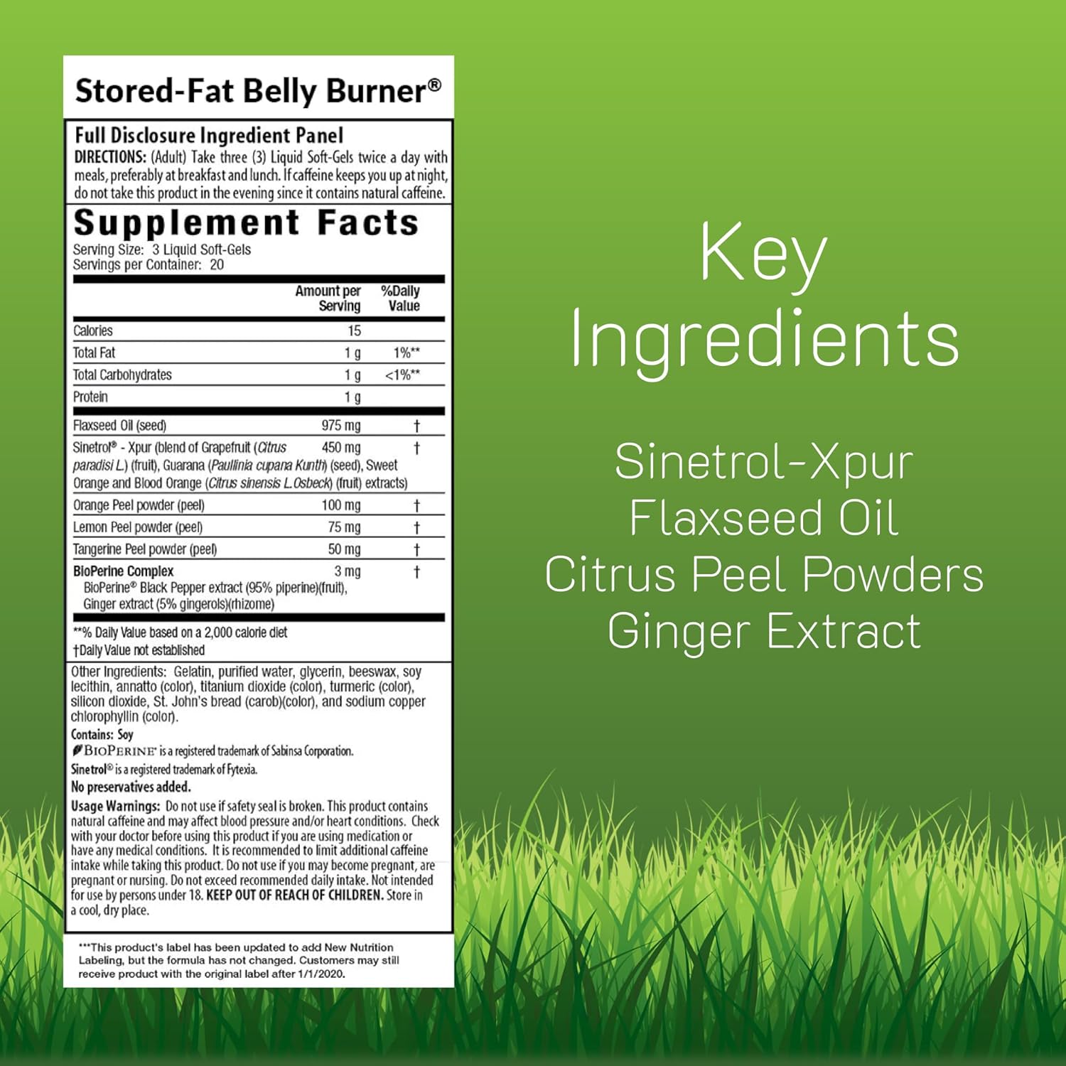 Irwin Naturals Stored-Fat Belly Burner - 72 Liquid Soft-Gels, Pack of 2 - Helps Support The Breakdown of Stored Fat - 48 Total Servings - Image 2