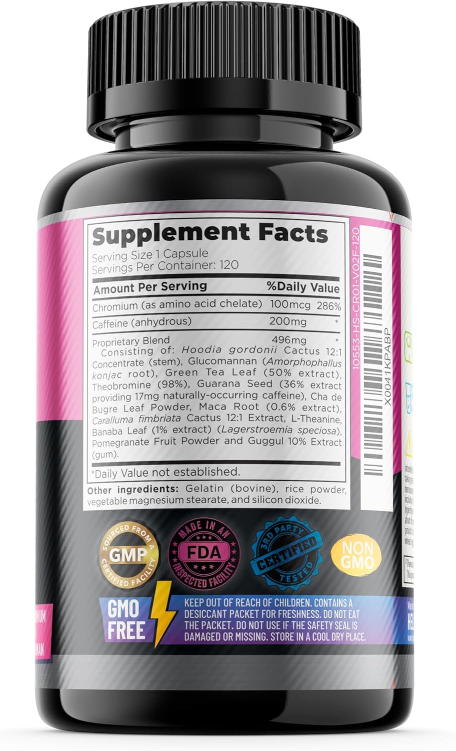 Helix Heal GLP-1 Supplement Weight Loss Diet Pills that Work Fast for Women - Appetite Suppressant for Weight Loss Women w/Chromium Picolinate & Glucomannan | 120 Capsules - 2-Month Supply - Image 8