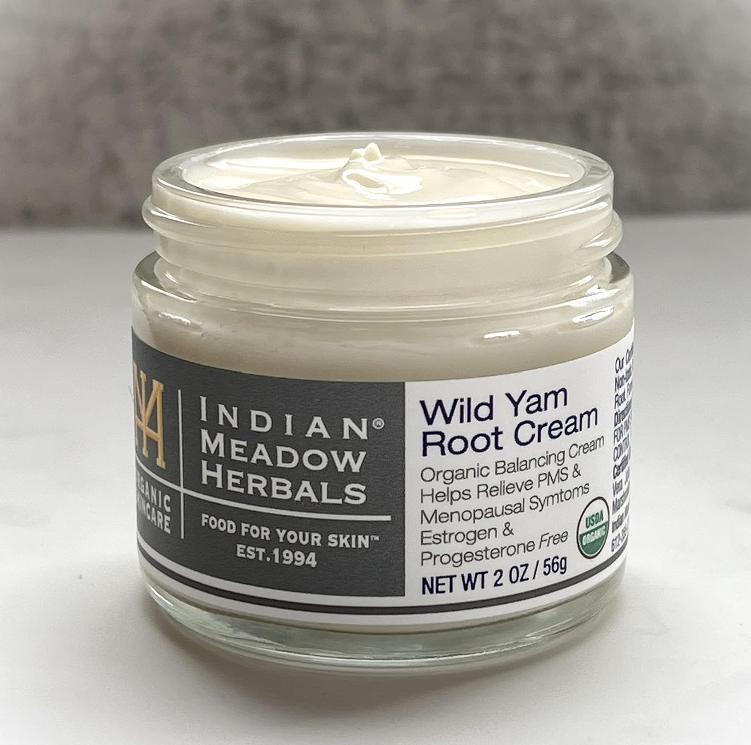 Indian Meadow Herbals Wild Yam Root Cream (2oz) - USDA Certified Organic Balancing Cream for PMS & Menopause Relief - Estrogen & Progesterone-Free. Woman-owned & Operated Since 1994. - Image 8