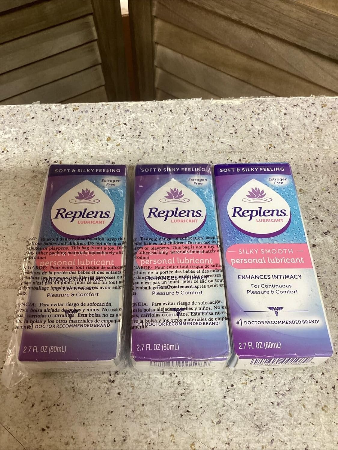 Replens Silky Smooth Personal Lubricant, Estrogen Free, Enhances Intimacy, 2.7 fl oz (Pack of 6) - Image 2