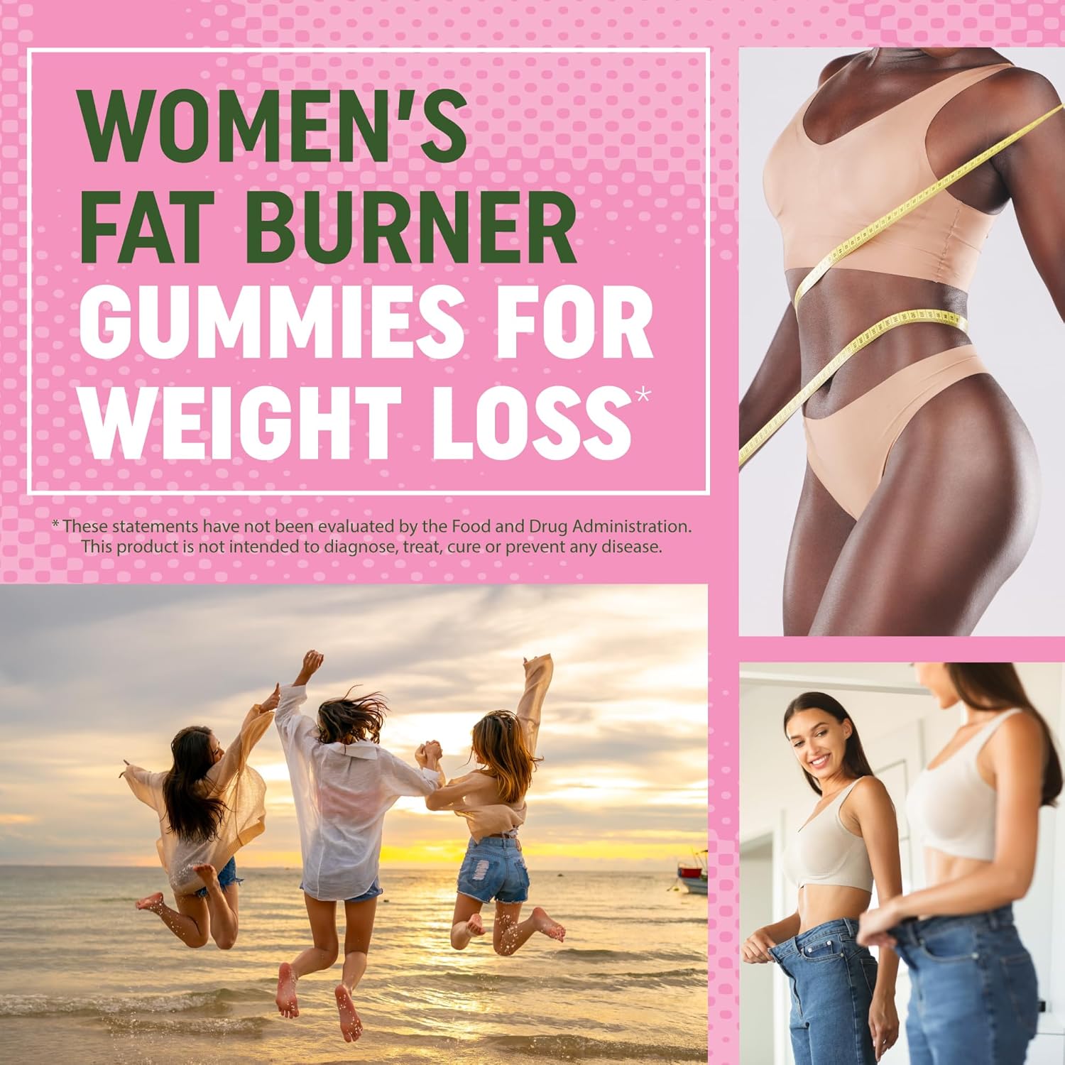 Women’s Fat Burner Gummies for Weight Loss | Green Tea, Green Coffee Bean, Garcinia Cambogia & Ketones | Fat Burners for Women Weight Loss Gummies | Green Tea Fat Burner Supplements | 60 Count - Image 9