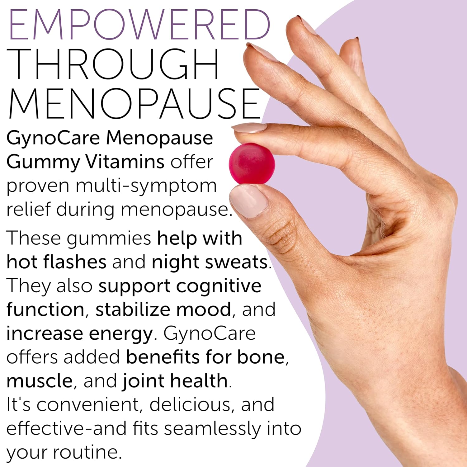 Hydro GYN Vaginal Moisturizer & Menopause Support Bundle | Long-Lasting Relief for Vaginal Dryness & Irritation | Menopause Gummy Vitamins for Hot Flashes, Mood & Sleep | 10 Pre-Filled Applicators & 6 - Image 4