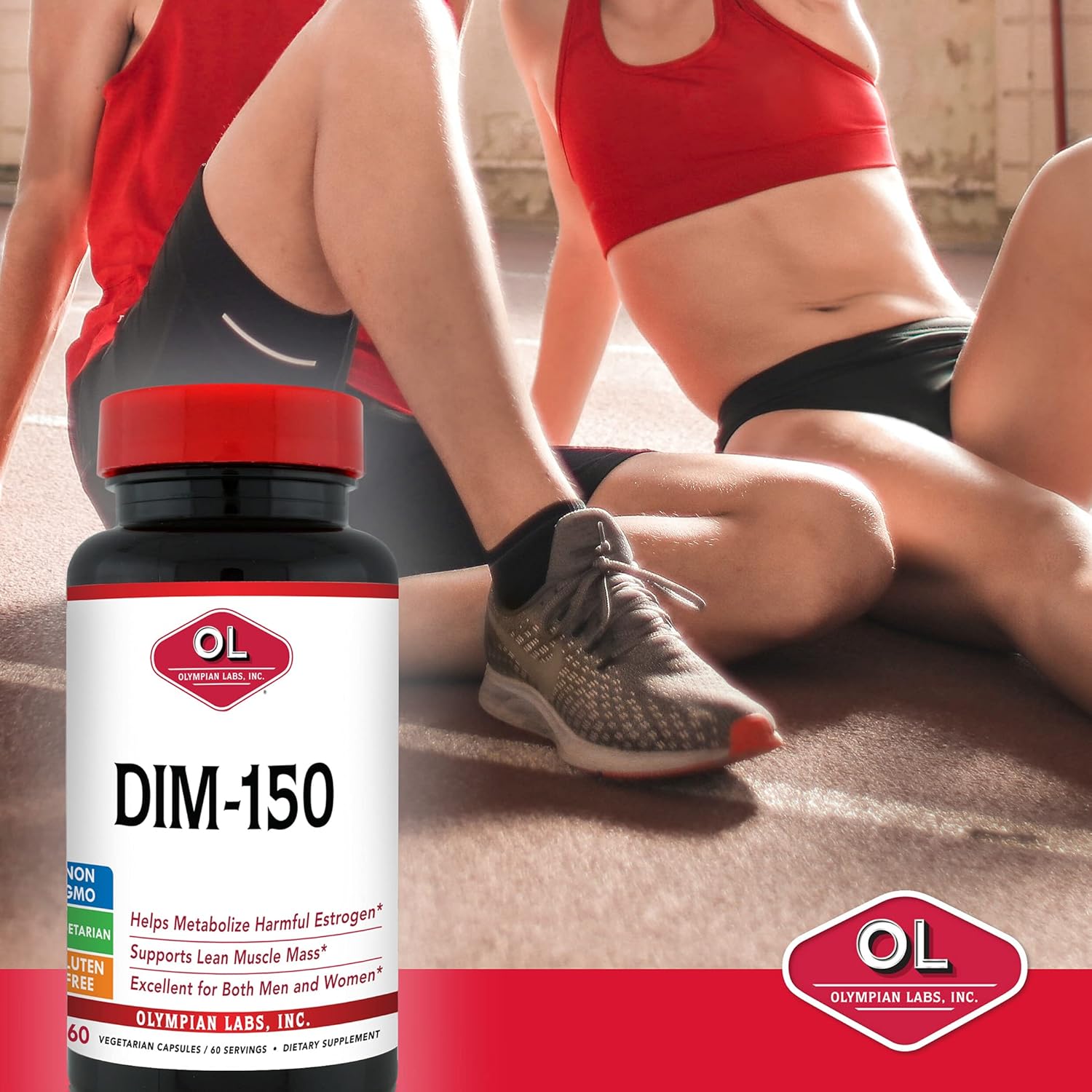 Olympian Labs DIM Supplement 150mg - DIM Diindolylmethane 30 Capsule Supply of DIM for Estrogen Balance, Hormone Menopause Relief, Acne Treatment, PCOS, Bodybuilding - Image 2