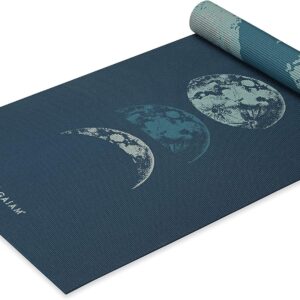 Gaiam Yoga Mat - Premium Print Reversible Extra Thick Non Slip Exercise & Fitness Mat for All Types of Yoga, Pilates & Floor Workouts