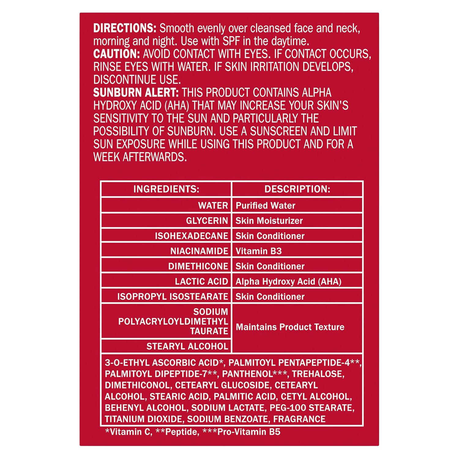 Olay Vitamin C MAX Face Moisturizer, Brightening Cream for Women, Hydrating, Evens Tone, Dark Spot & Hyperpigmentation Reduction, Glowing Skin Care - Niaciniamide, Peptides 1.7 Oz - Image 14