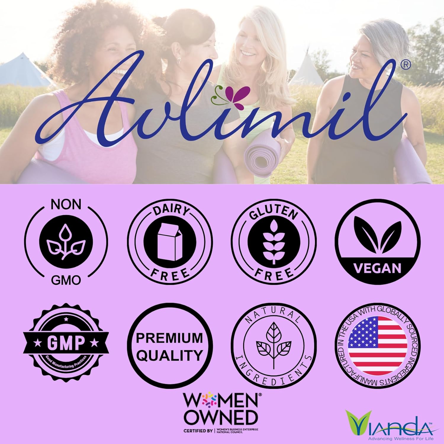 Hormone Balance & Menopause | Relief from Mood Swings, Hot Flashes, Night Sweats & Irritability - Isoflavones, Black Cohosh, Raspberry, Valerian, Sage, Red Clover, Lemon Balm - 60 Count (6) - Image 4