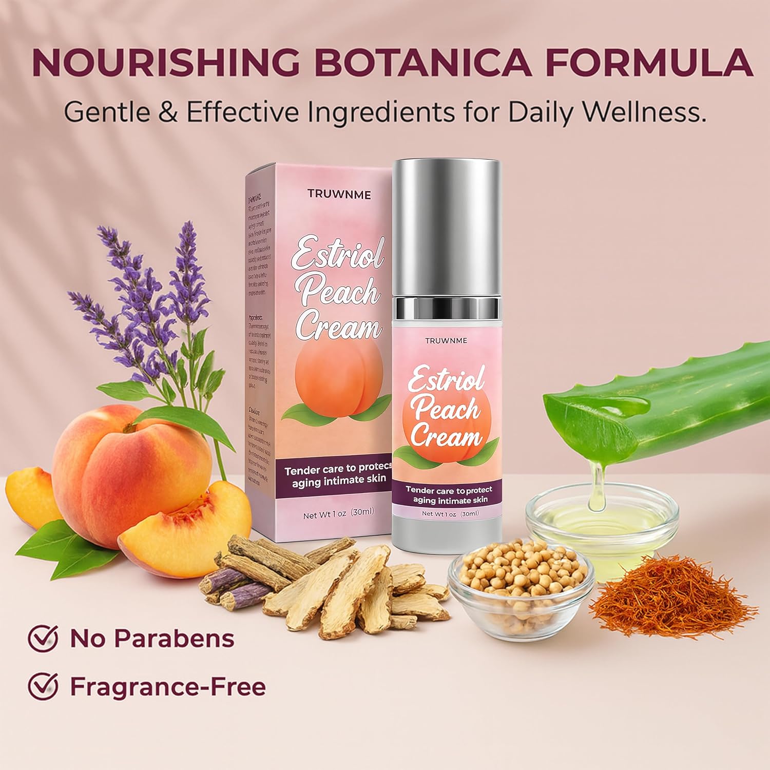AAN Natural Bioidentical Estriol Cream for Women – Estrogen Support for Menopause Relief, Vaginal Dryness & Itch – Lightweight Hydrating Formula for Daily Feminine Comfort – 1 fl.oz - Image 7