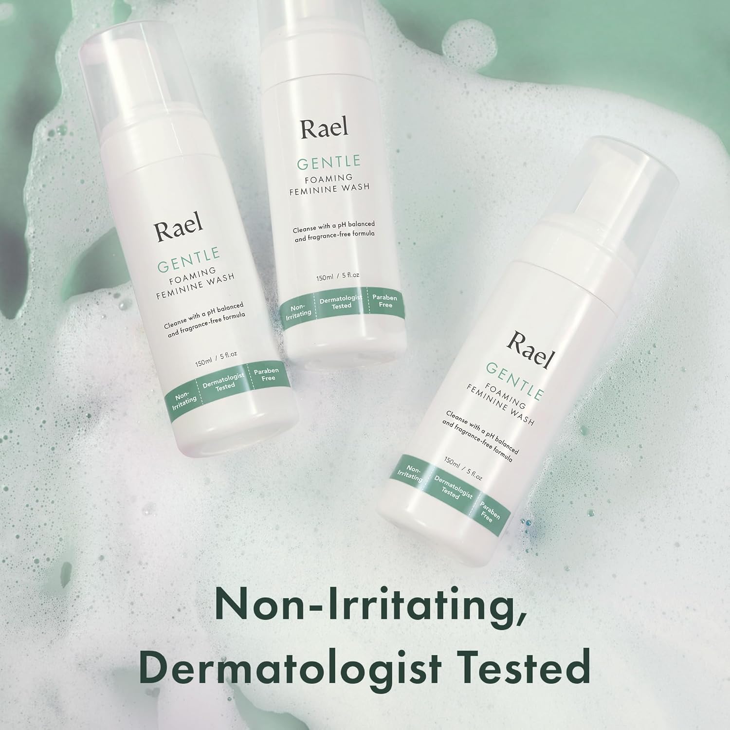 Rael Feminine Wash, Foaming Cleansing Wash - pH Balance Intimate Wash Women (5oz, 2 Pack) - Image 5