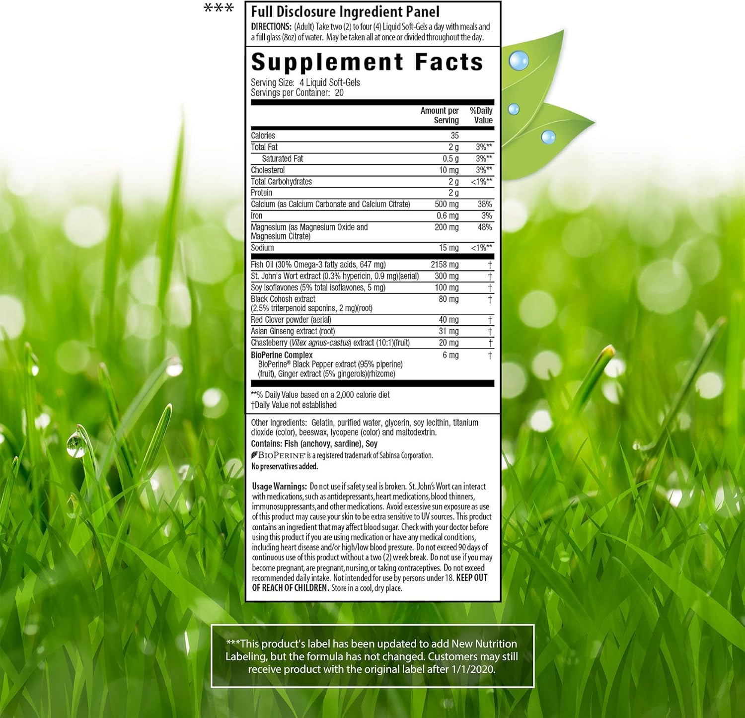 Irwin Naturals Estropause 80 Softgels - Image 2