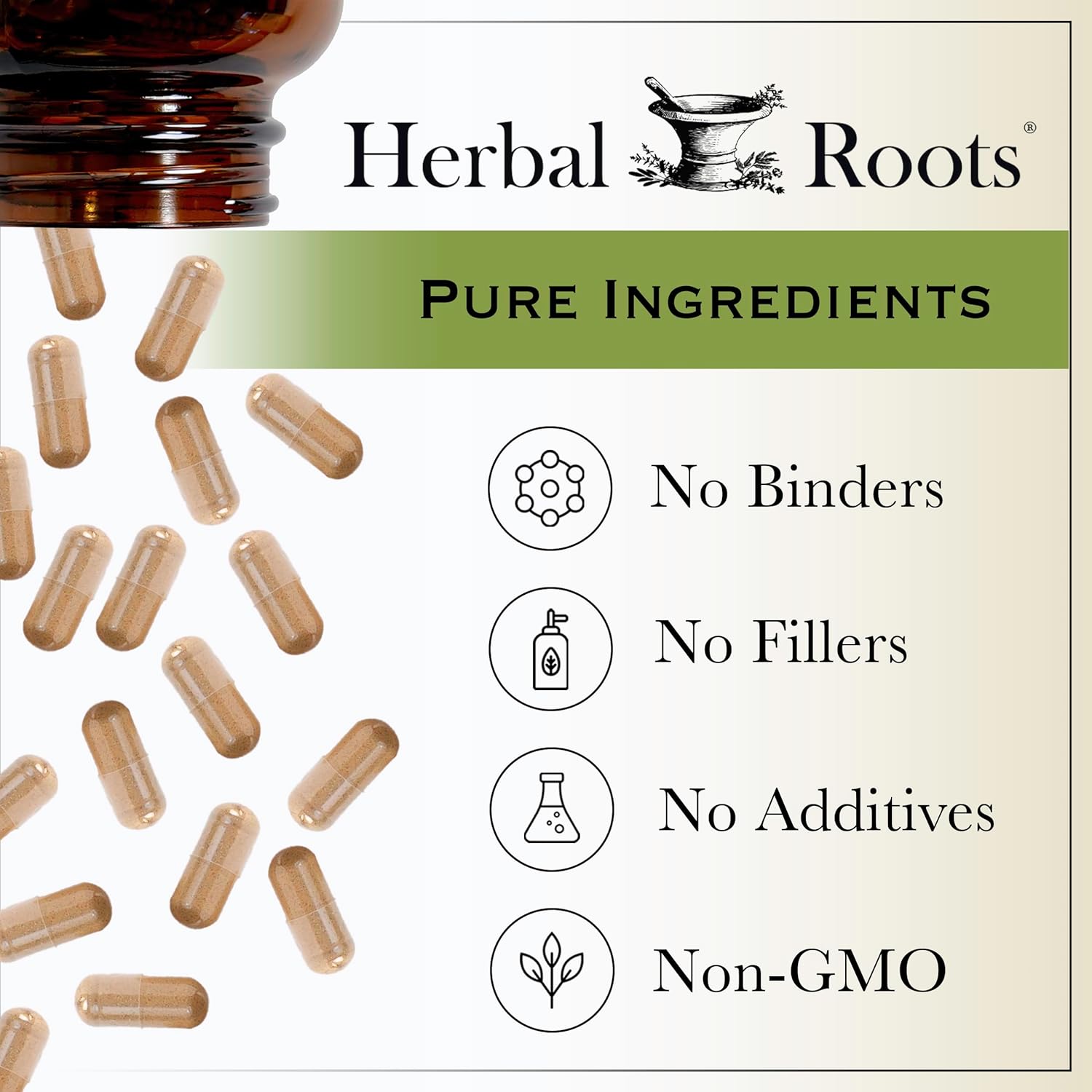 Herbal Roots Organic Black Cohosh Root | Extra Strength | Menopause and Menstrual Support for Women | 90 Capsules, Vegan - Image 6