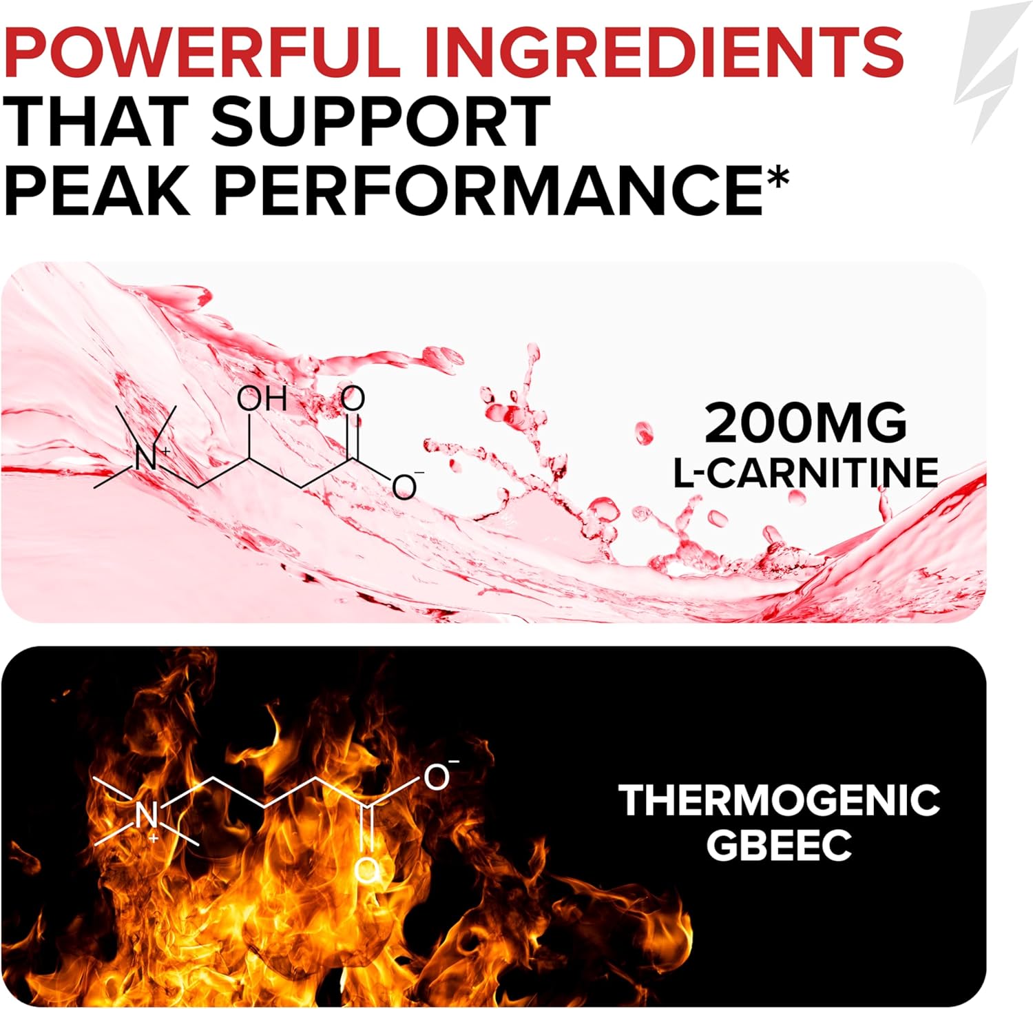 InnoSupps Volcarn 2000 - L-CARNITINE Pre-Workout Advanced Energy Liquid ATP Enhancer w/GBEEC Boosts Energy, Enhances Focus, Cognition & Supports Fat Metabolism, 32 Servings - Pink Starblast Flavor - Image 2
