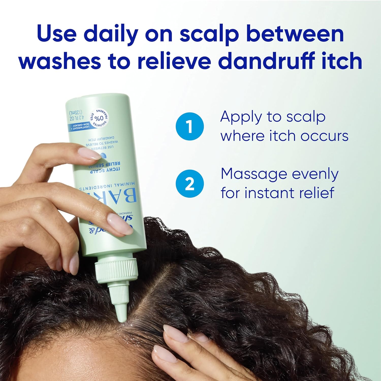 Head & Shoulders Anti-Dandruff Bare Scalp Relief Serum, 0.1% Pyrithione Zinc, for Itch Relief and Scalp Comfort, 4.2 fl oz - Image 3