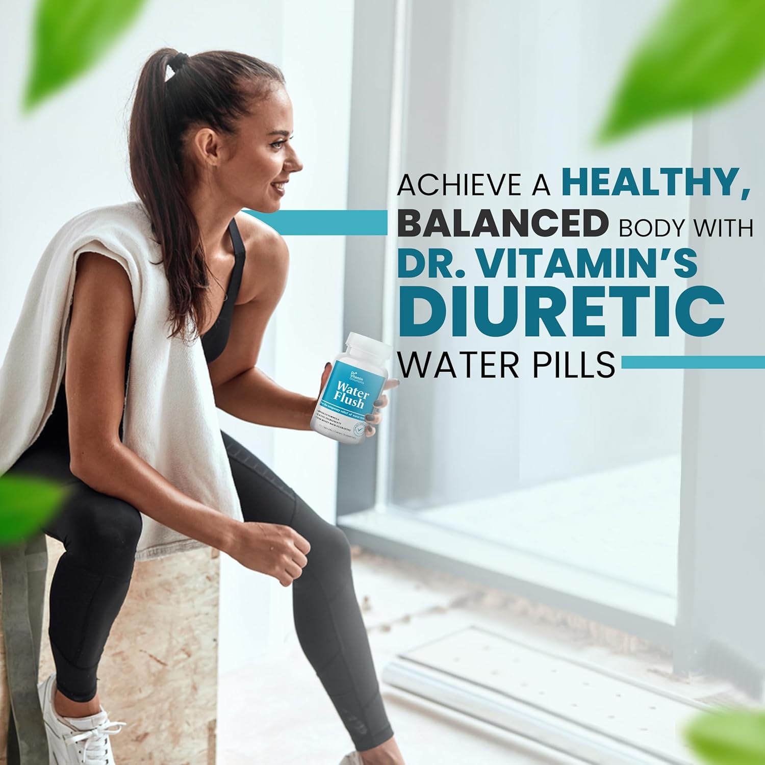 Diuretic Water Pills for Weight Control - Instant Relief from Bloat and Swelling - Green Tea, Cranberry, Dandelion Leaf Extract - Water Retention Pills for Women & Men, 120 Caps - Image 6