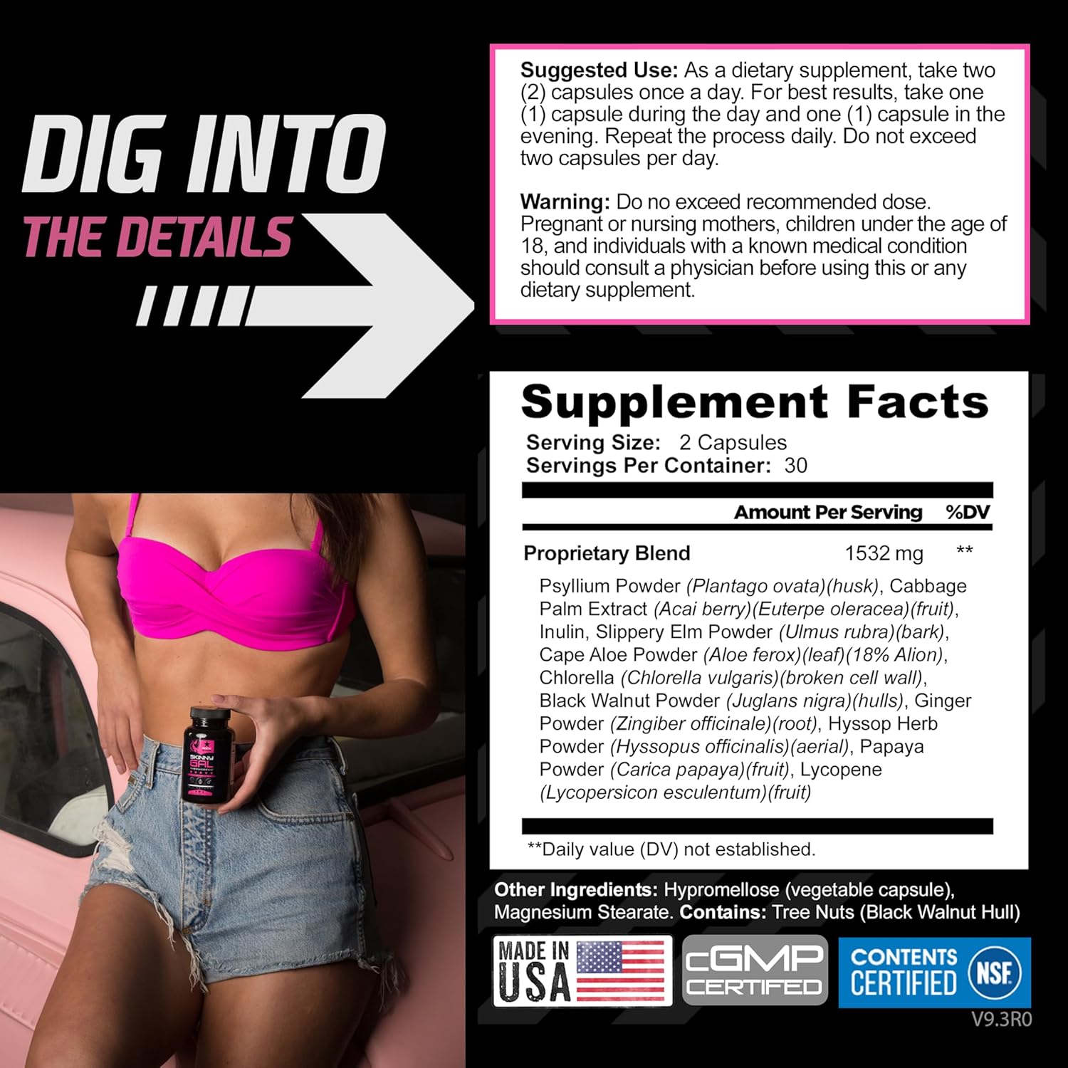 Weight Loss Pills for Women – Rockstar Skinny Gal Thermogenic Fat Burner, Fast-Acting Appetite Suppressant & Metabolism Booster, Max Strength, Keto Friendly - Image 6