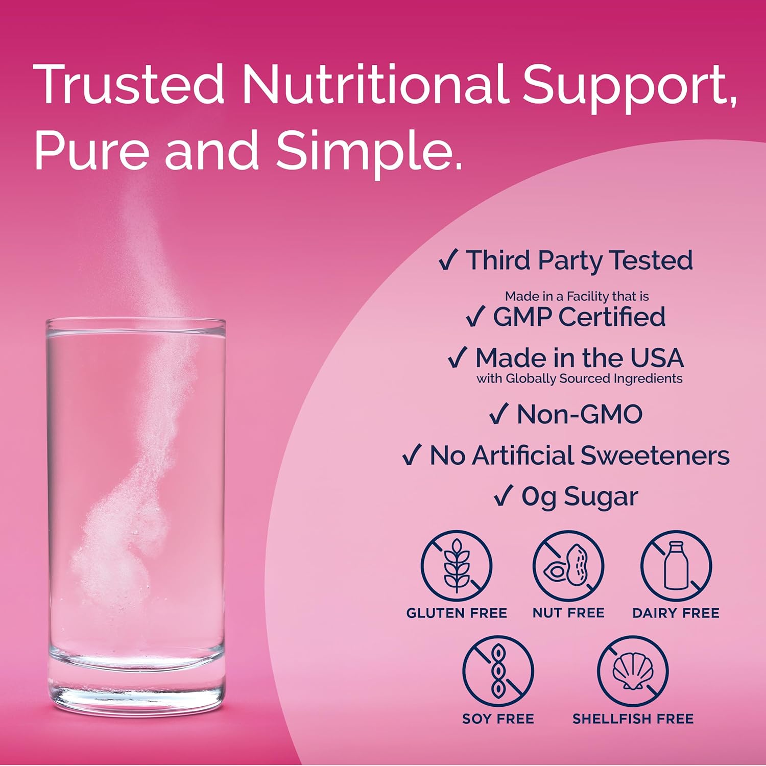 Replenza Daily Replenisher Nutritional Support Powder – Muscle Recovery, Digestive Health & Skin Elasticity Mix of Amino Acids, Prebiotics and Collagen Peptides – Mixed Berry Flavored, 30 Scoops - Image 2