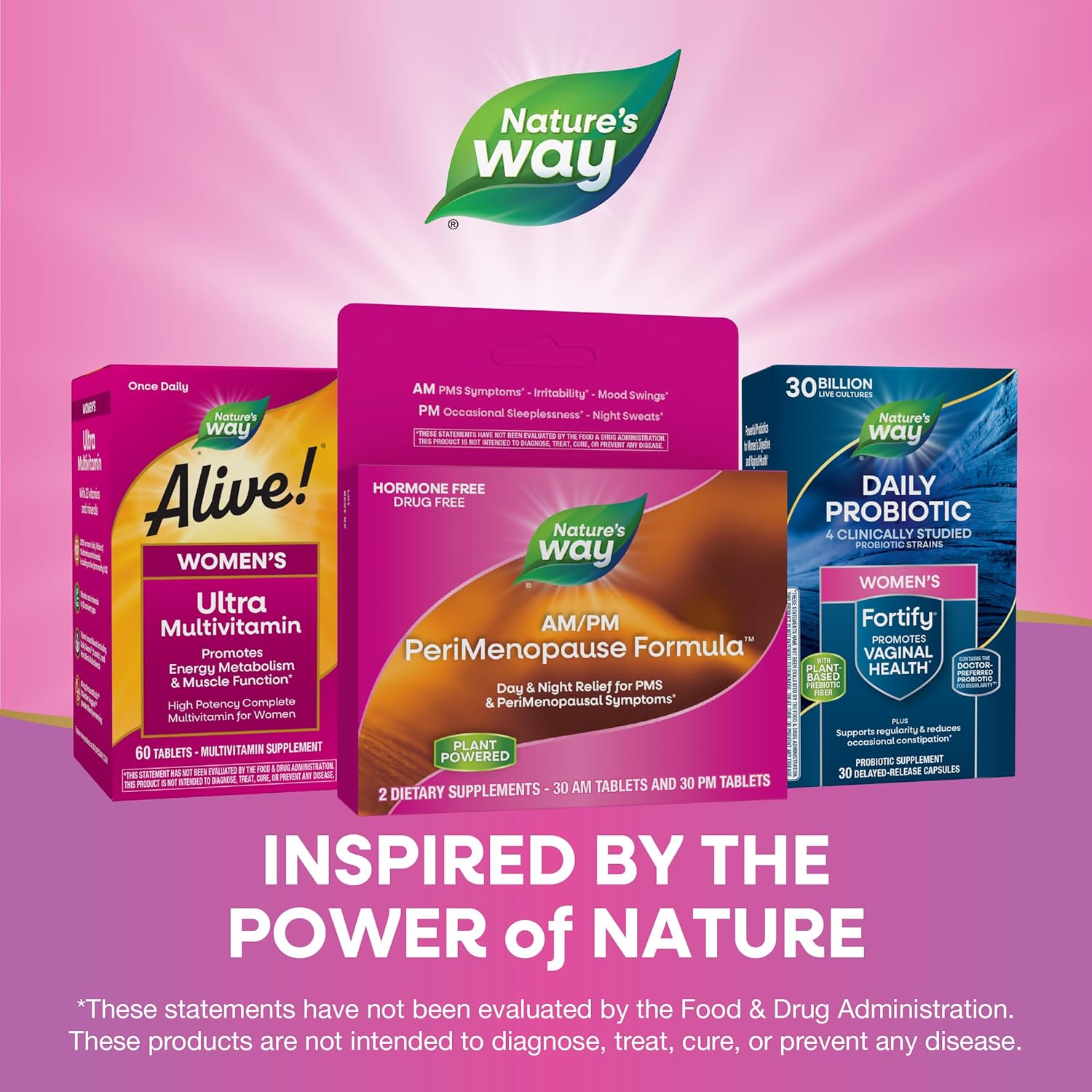 Nature's Way AM/PM PeriMenopause Formula, Perimenopause and PMS Symptom Support*, Hormone-Free, Hot Flashes*, PMS Symptoms*, Restful Sleep*, 30 AM & 30 PM Tablets (Packaging May Vary) - Image 7