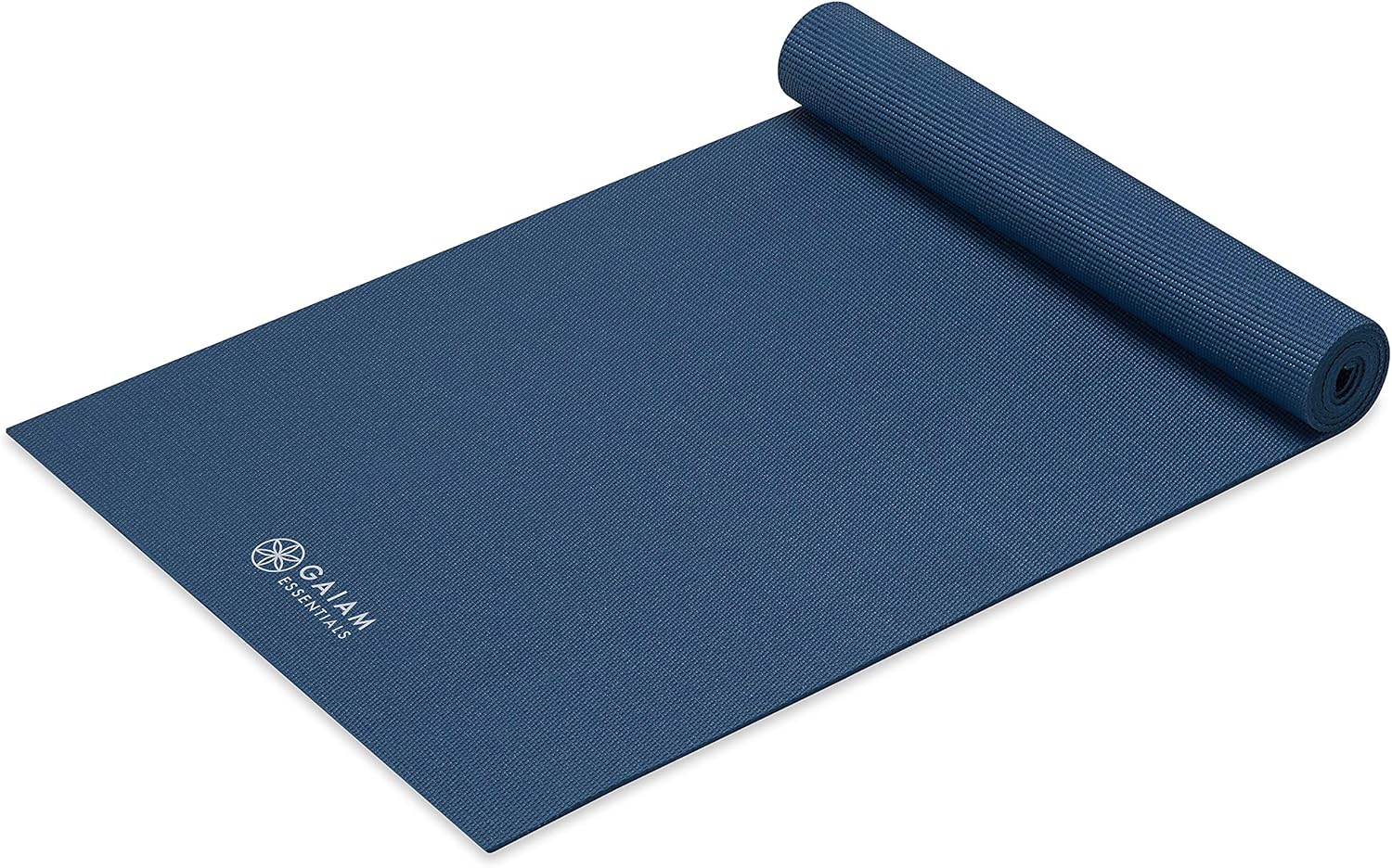 Gaiam Essentials 1/4" Thin (6mm) Yoga & Pilates, Fitness & Exercise Mat with Easy-Cinch Carrier Strap Cusion Support For Fitness and Gym Workouts - Image 8
