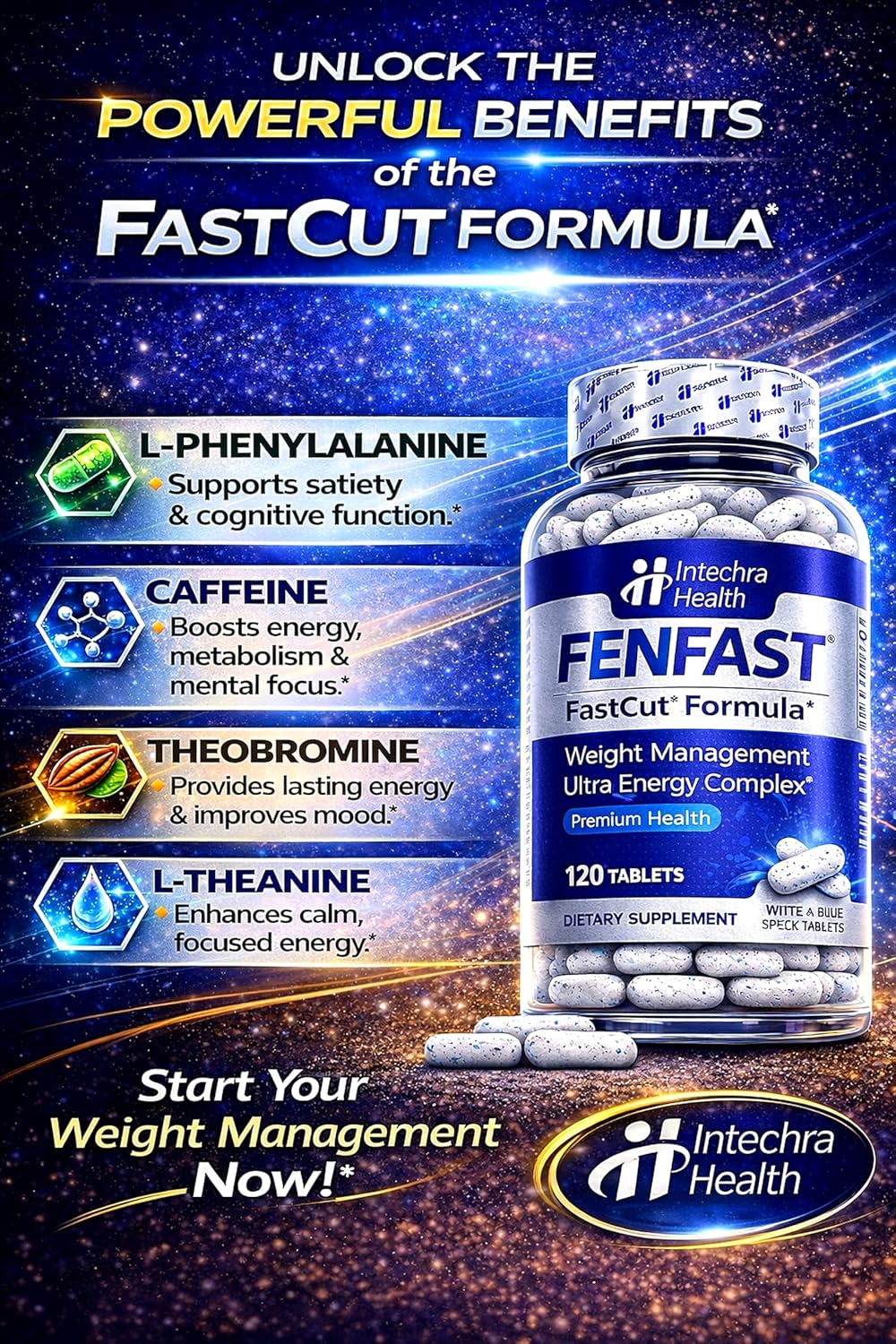 Diet Pills that Work for Weight Management Best Diet Pills + Powerful Energy Boost 120 White Blue Tablets - Image 6