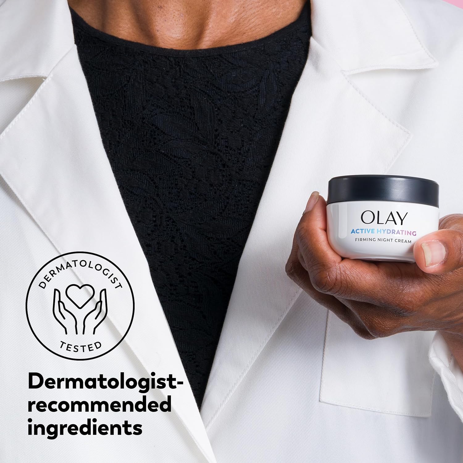 Olay Firming Night Cream (Pack of 3) – Hydrating Anti-Aging Moisturizer for Smoother, Firmer Skin (1.9 oz) - Image 6