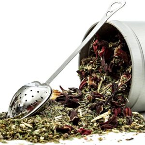 Organic Menopause Tea for Women - Relief from: Hot Flashes; Night Sweats; Mood Swings; and Hormonal Imbalances - Loose Leaf Tea & Free Infuser -Organic Black Cohosh Tea